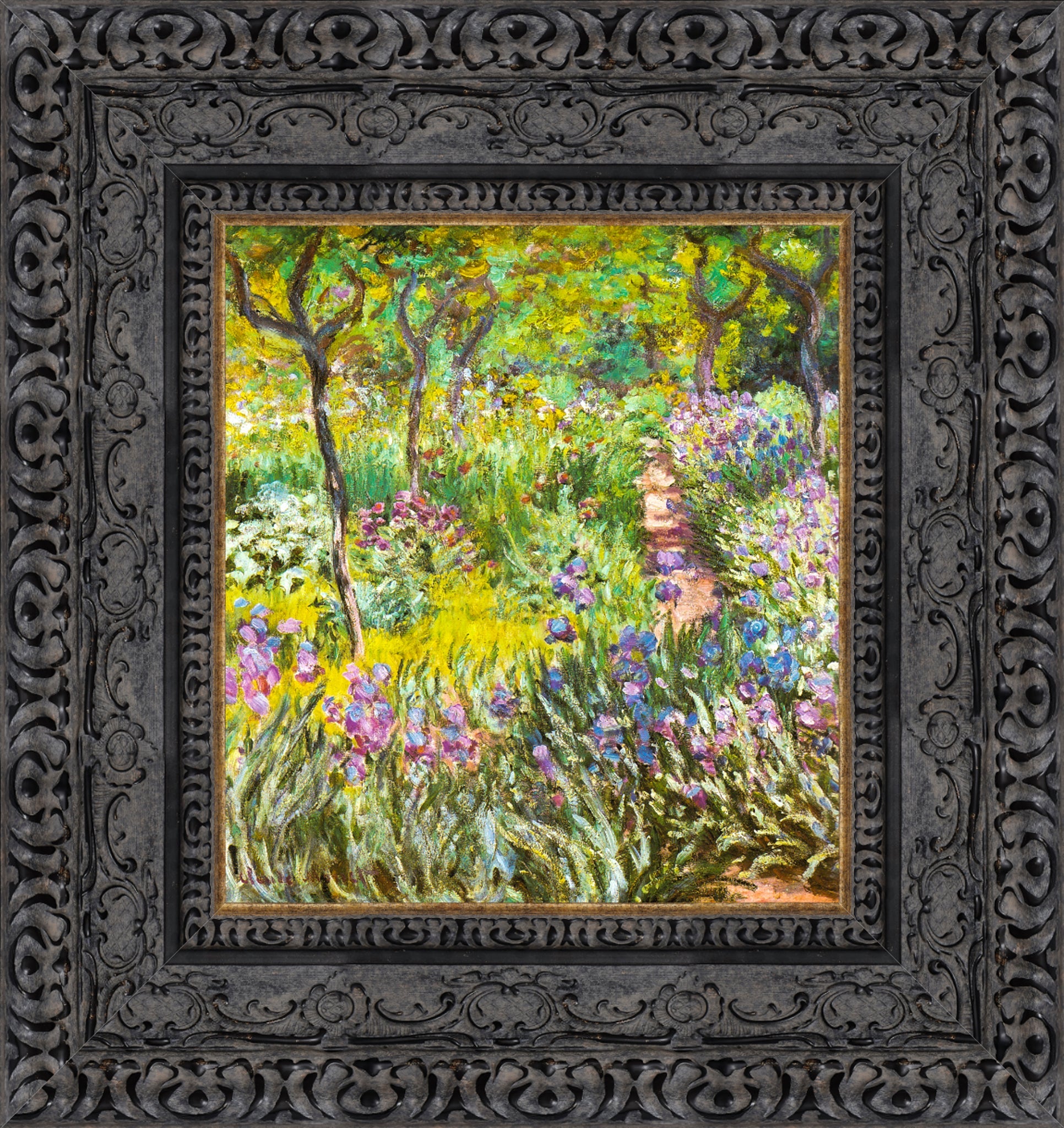 Artists Garden At Giverny Irises