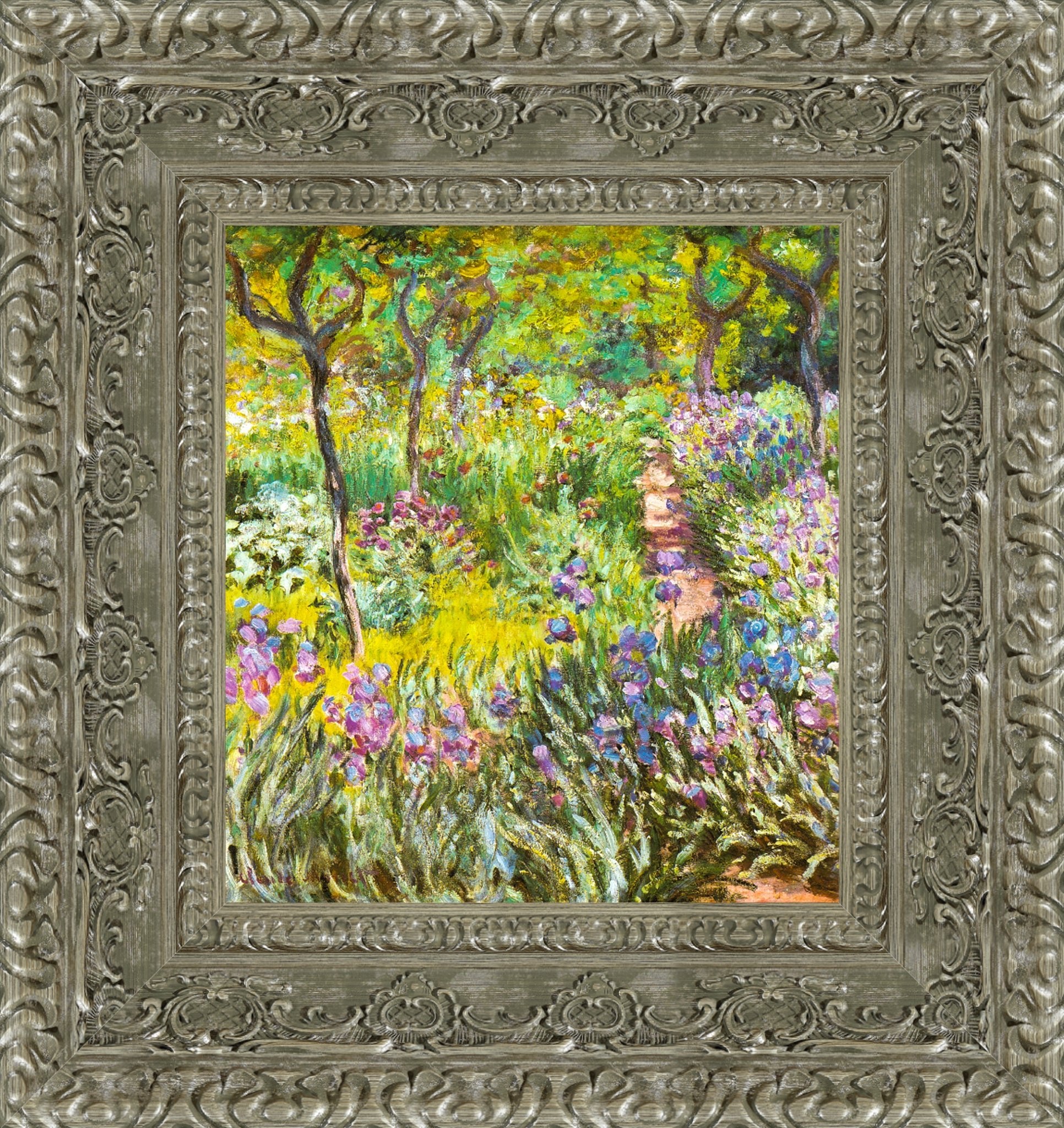 The Artist's Garden at Giverny (Irises) – Claude Monet, 1900 - Canvas Classics