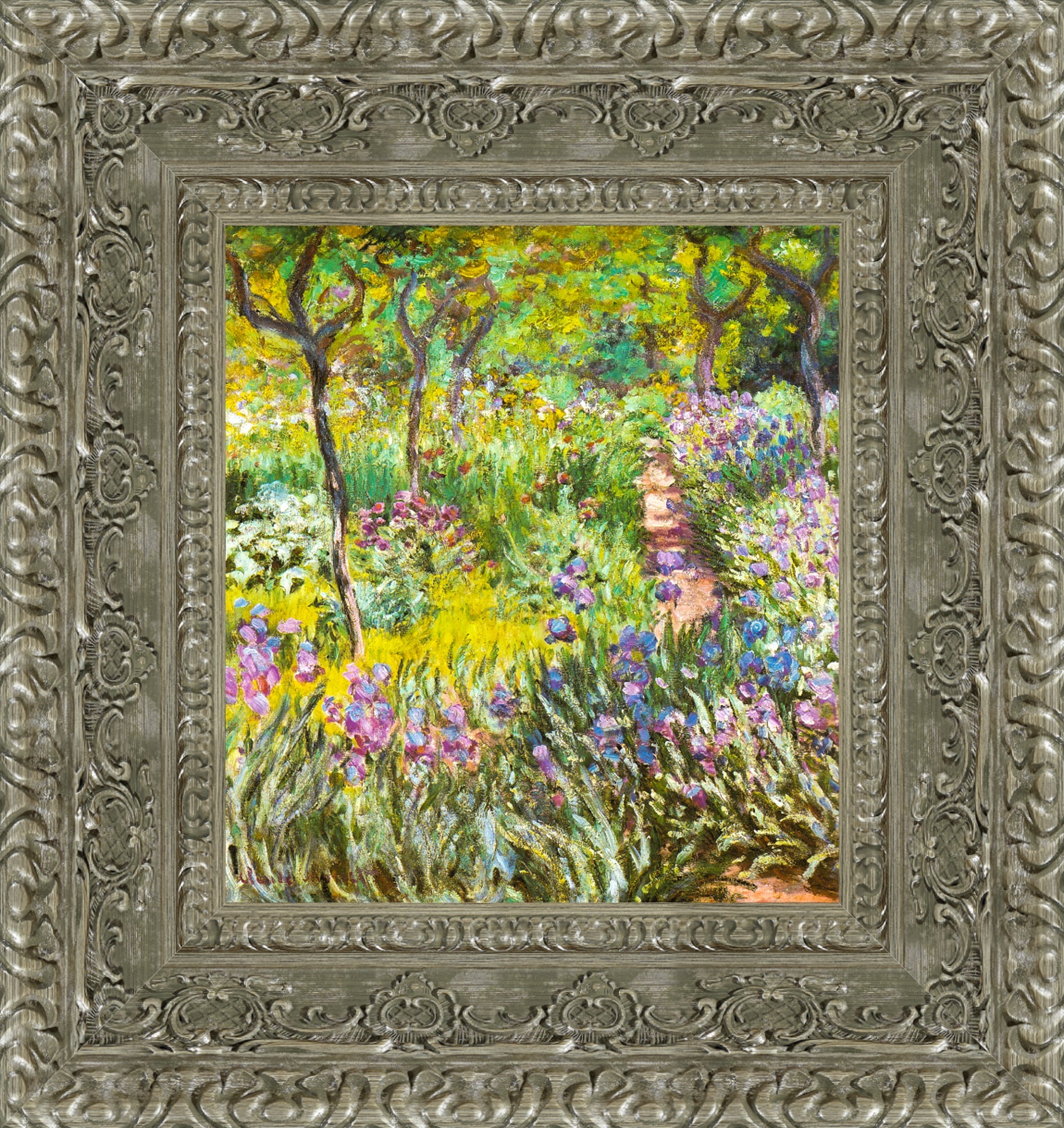 Artists Garden At Giverny Irises