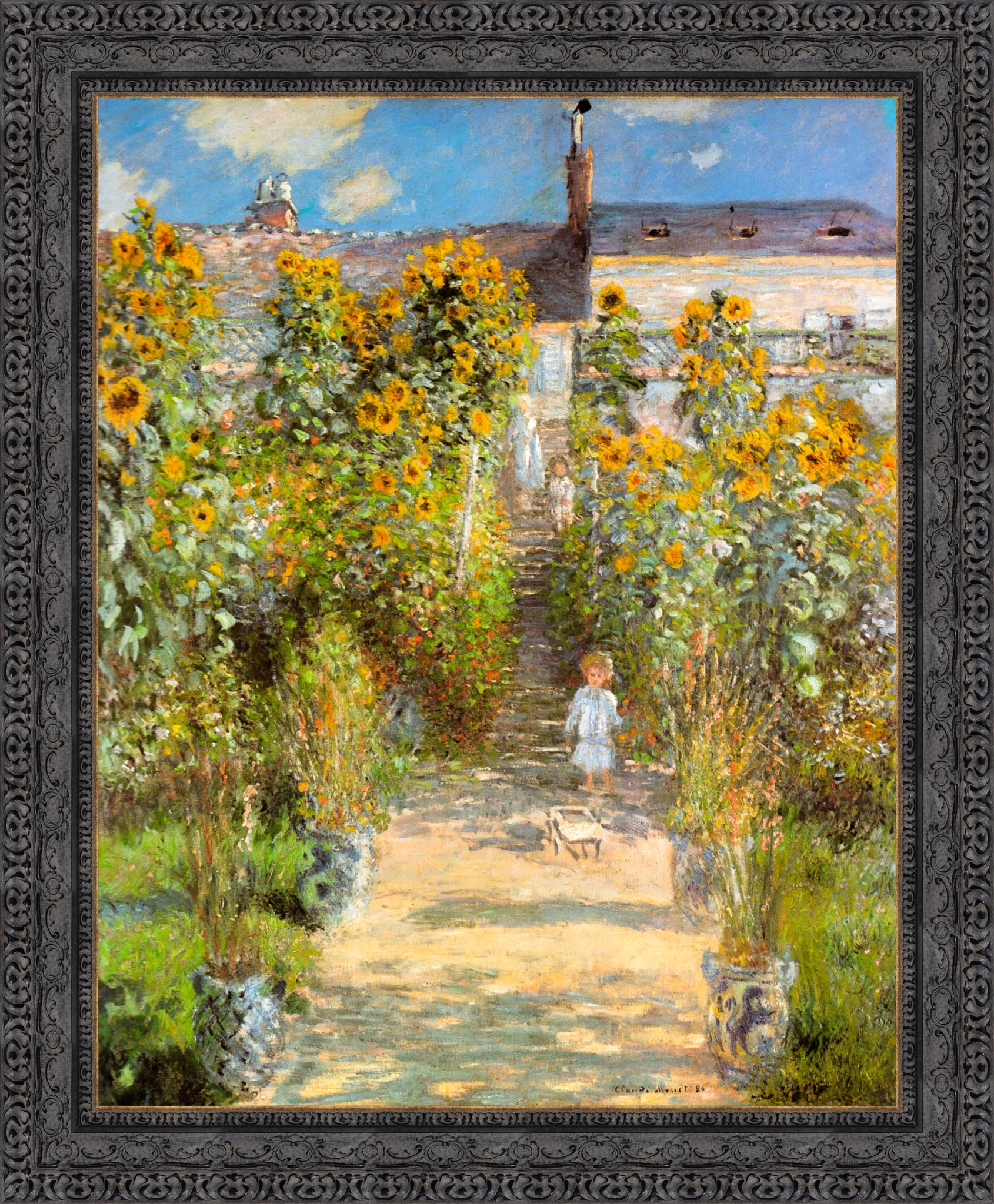 Artists Garden At Vetheuil