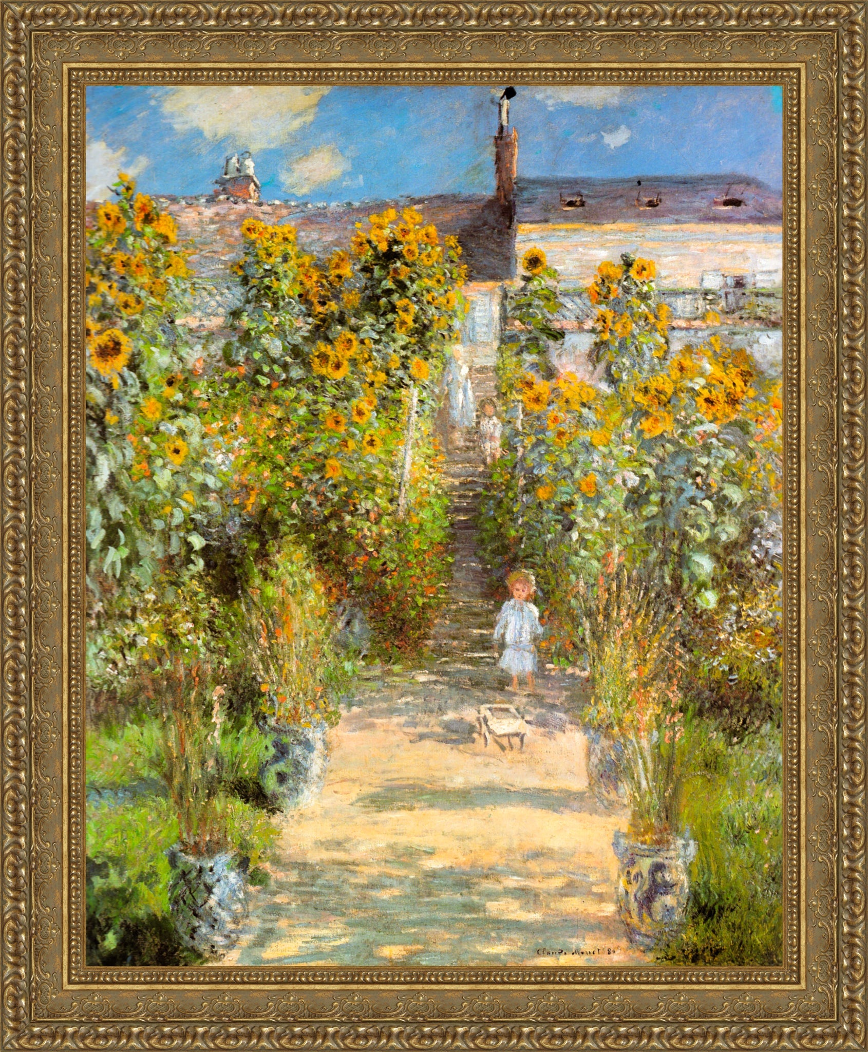 Artists Garden At Vetheuil