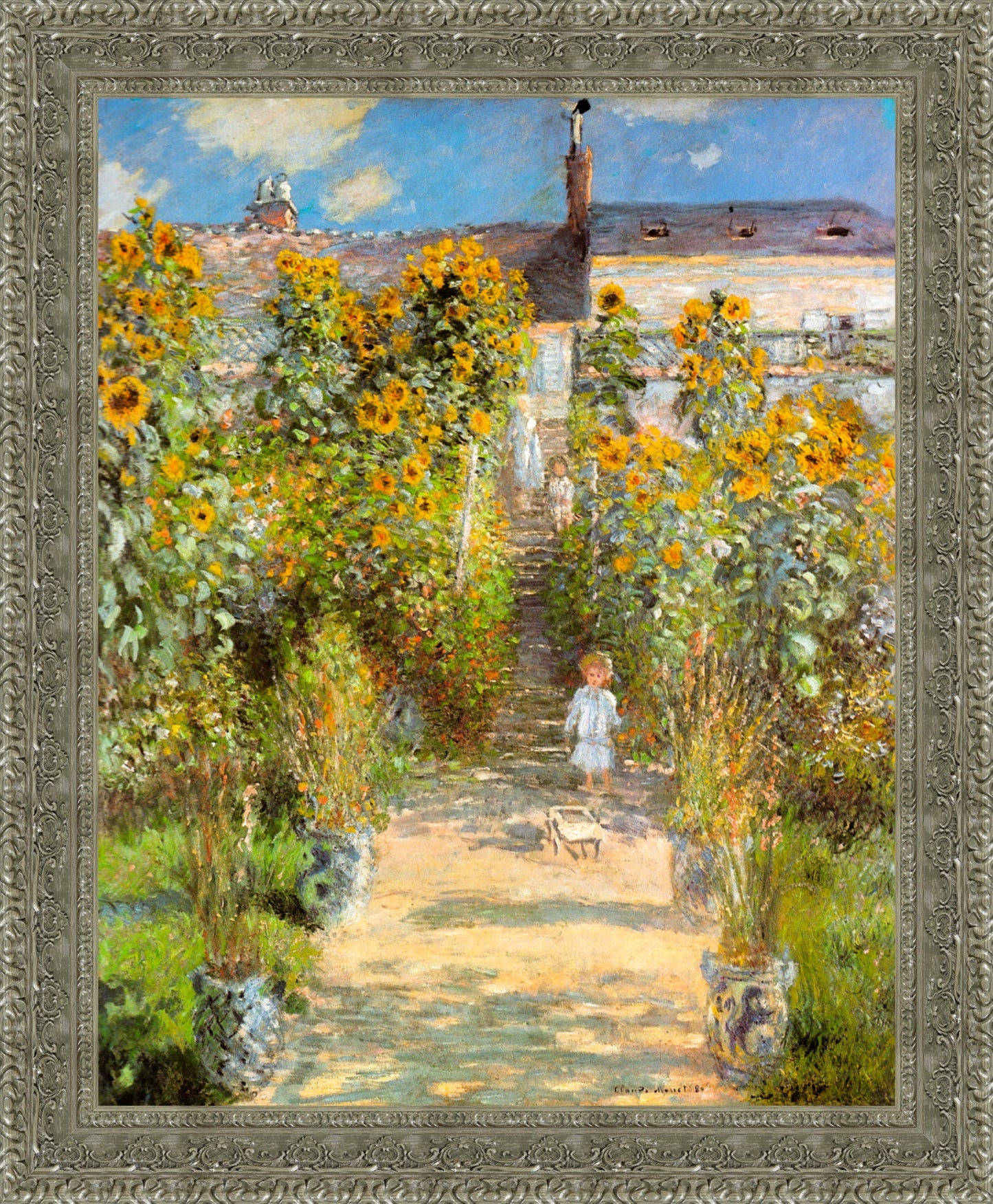 Artists Garden At Vetheuil