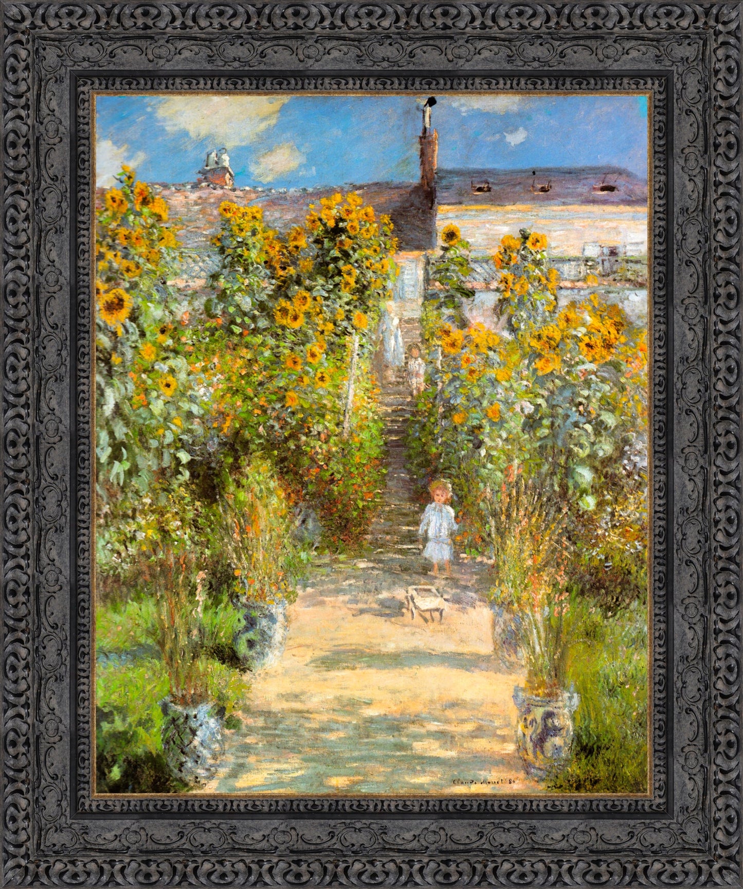 Artists Garden At Vetheuil