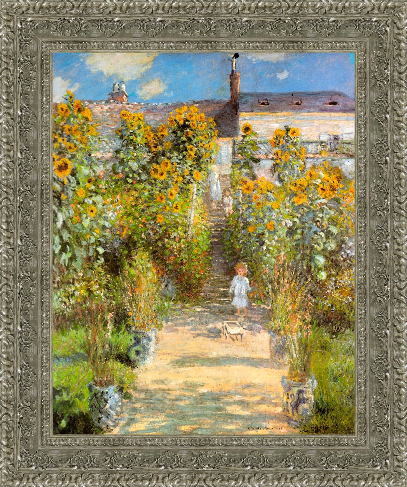 Artists Garden At Vetheuil