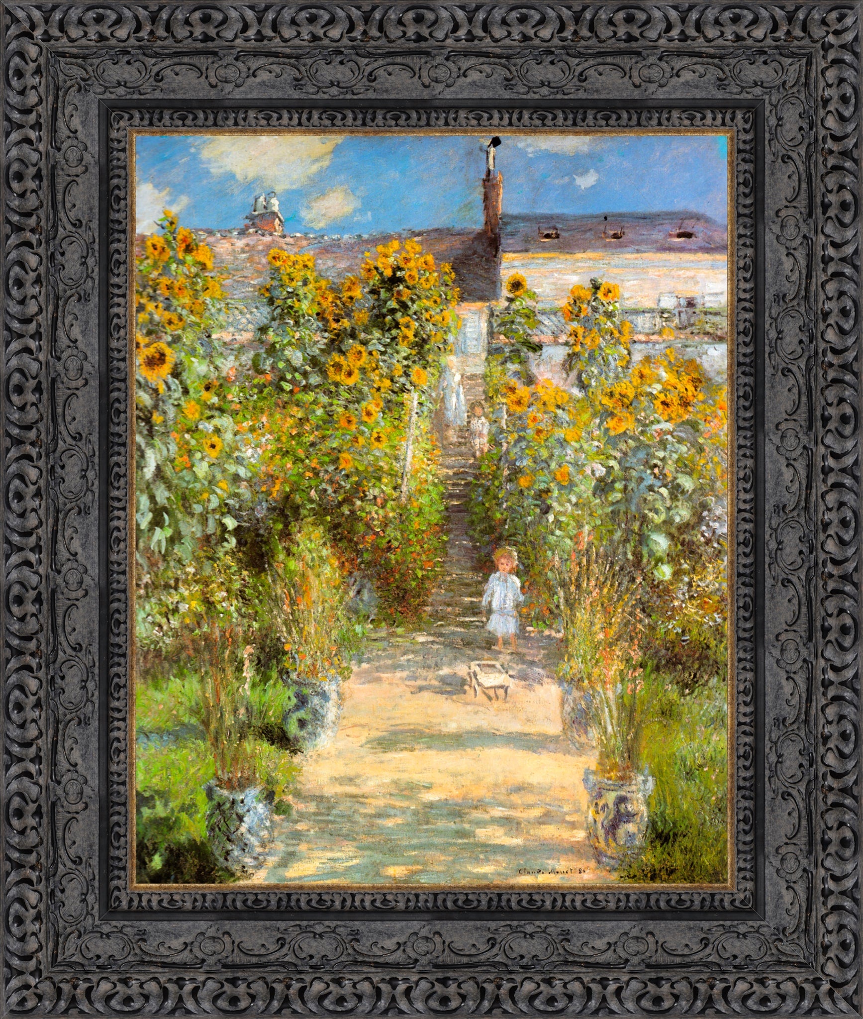 Artists Garden At Vetheuil