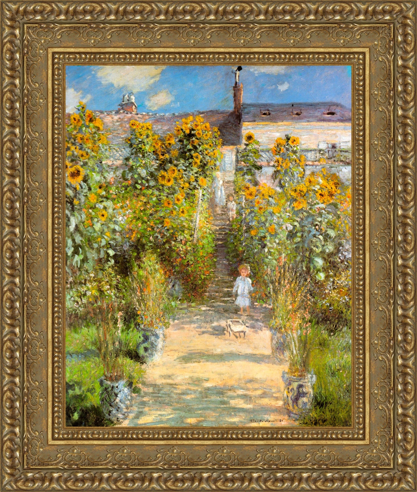Artists Garden At Vetheuil