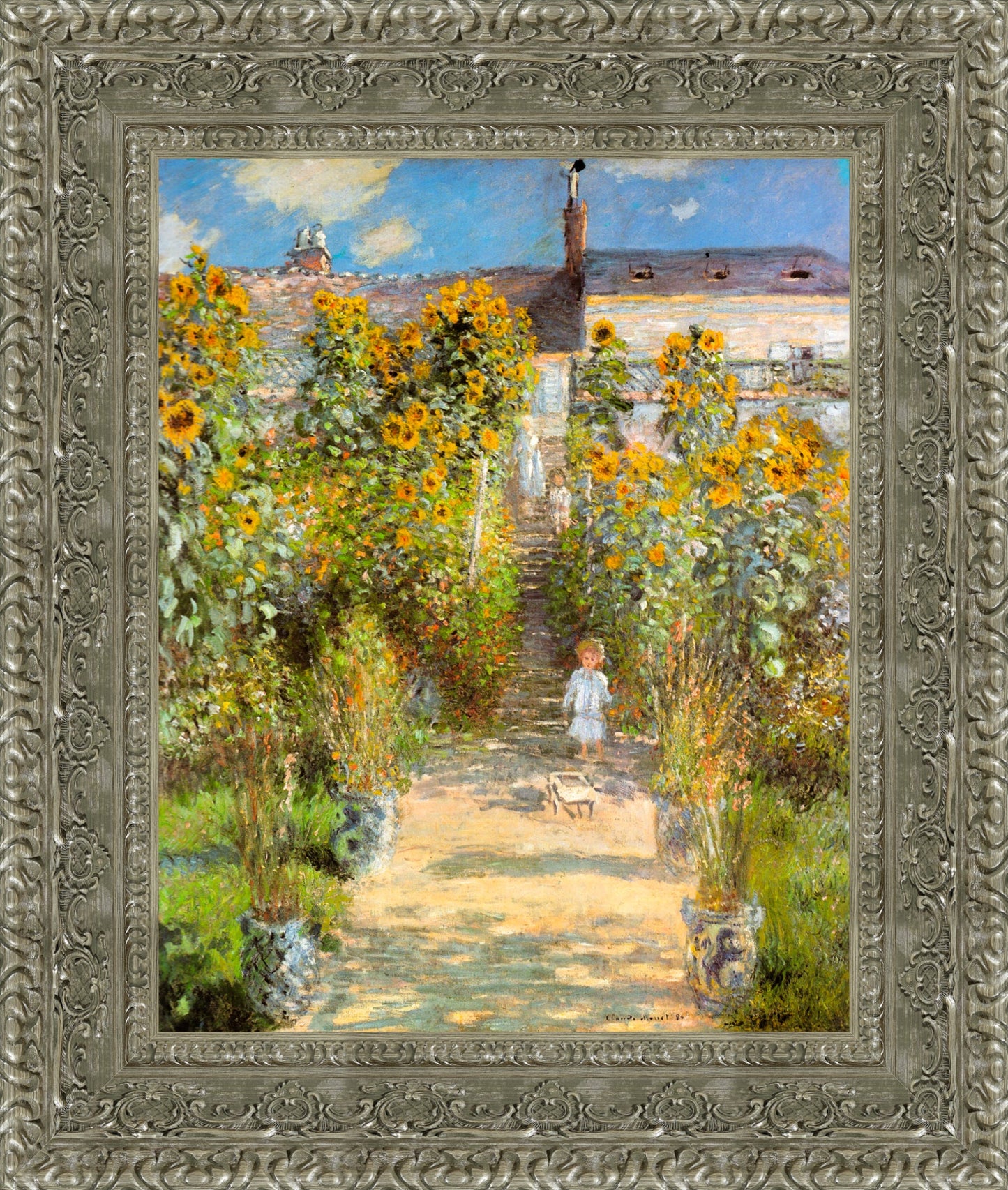 Artists Garden At Vetheuil
