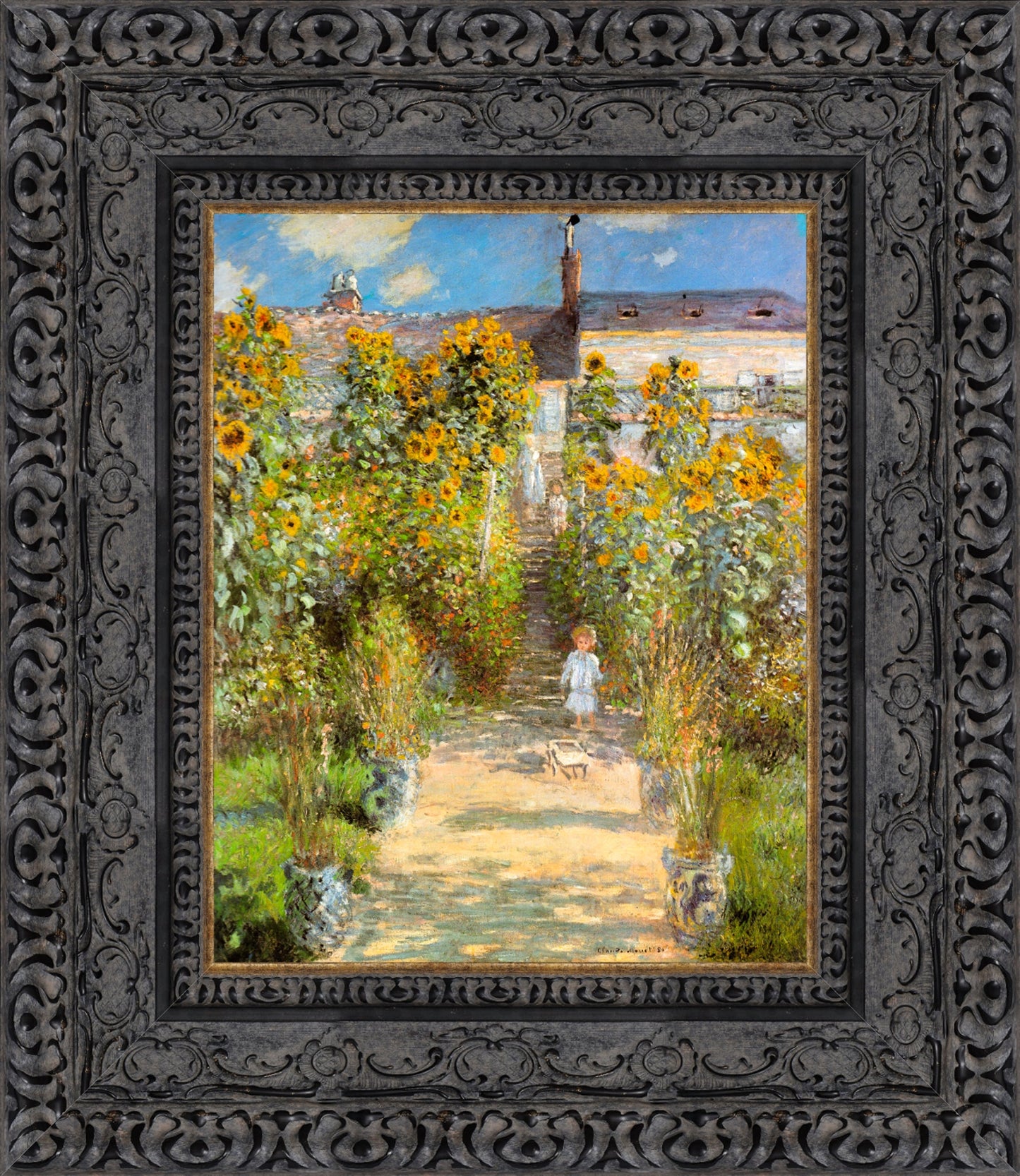 Artists Garden At Vetheuil