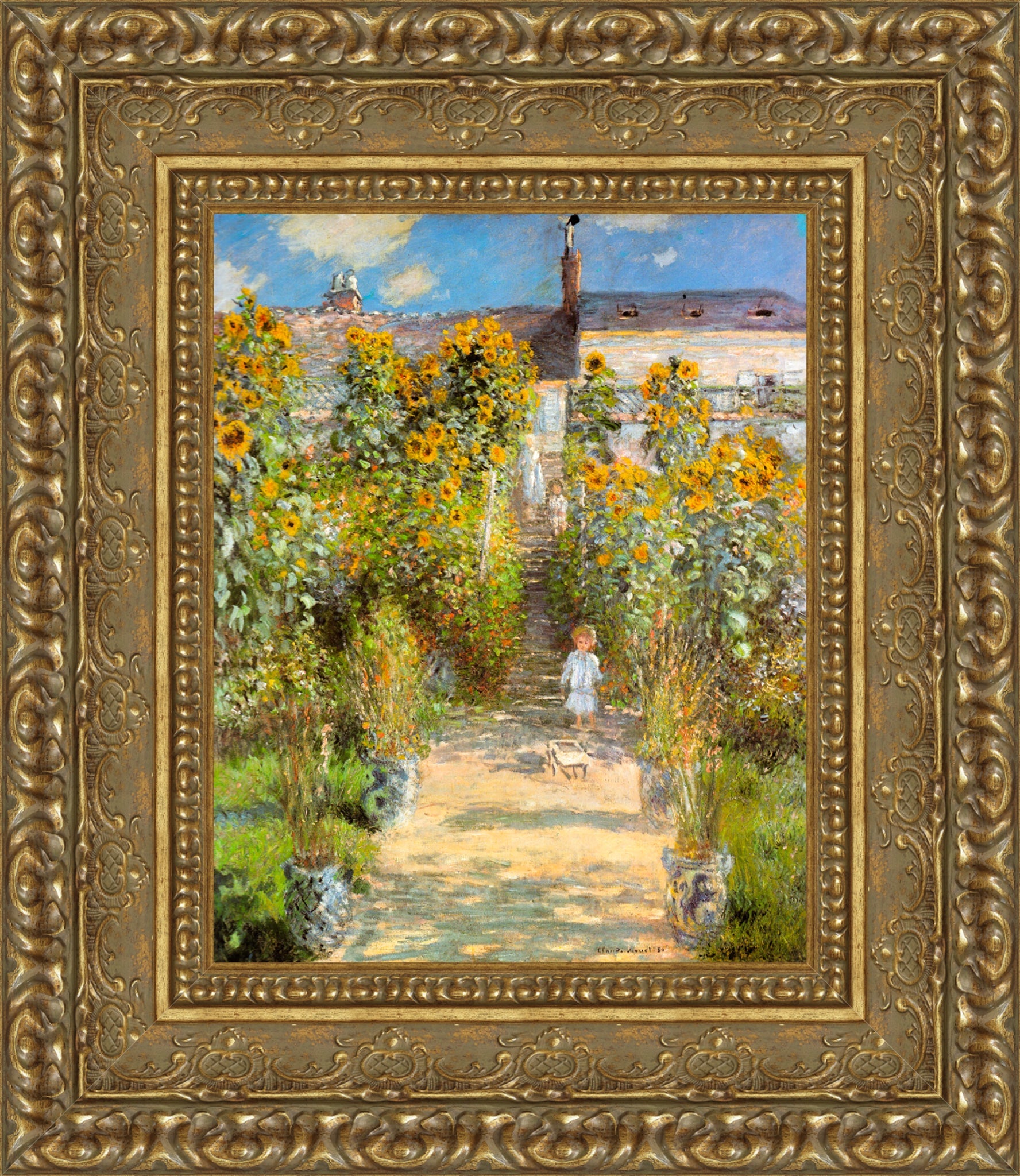 Artists Garden At Vetheuil