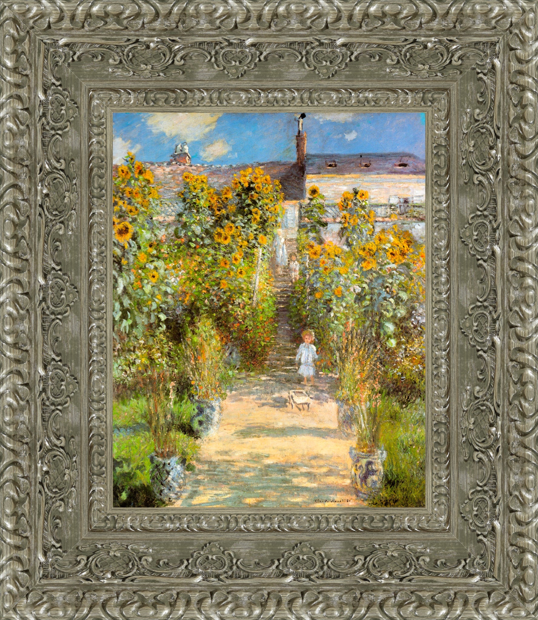 Artists Garden At Vetheuil