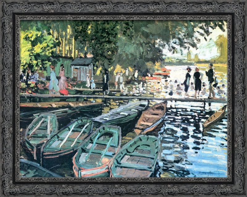 Bathers at La Grenouillère – Claude Monet, 1869