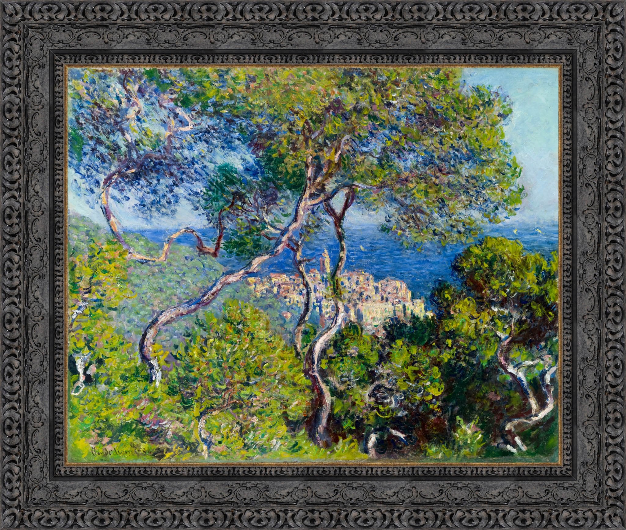 Bordighera by Claude Monet — Framed Giclee Canvas Print | Canvas Classics