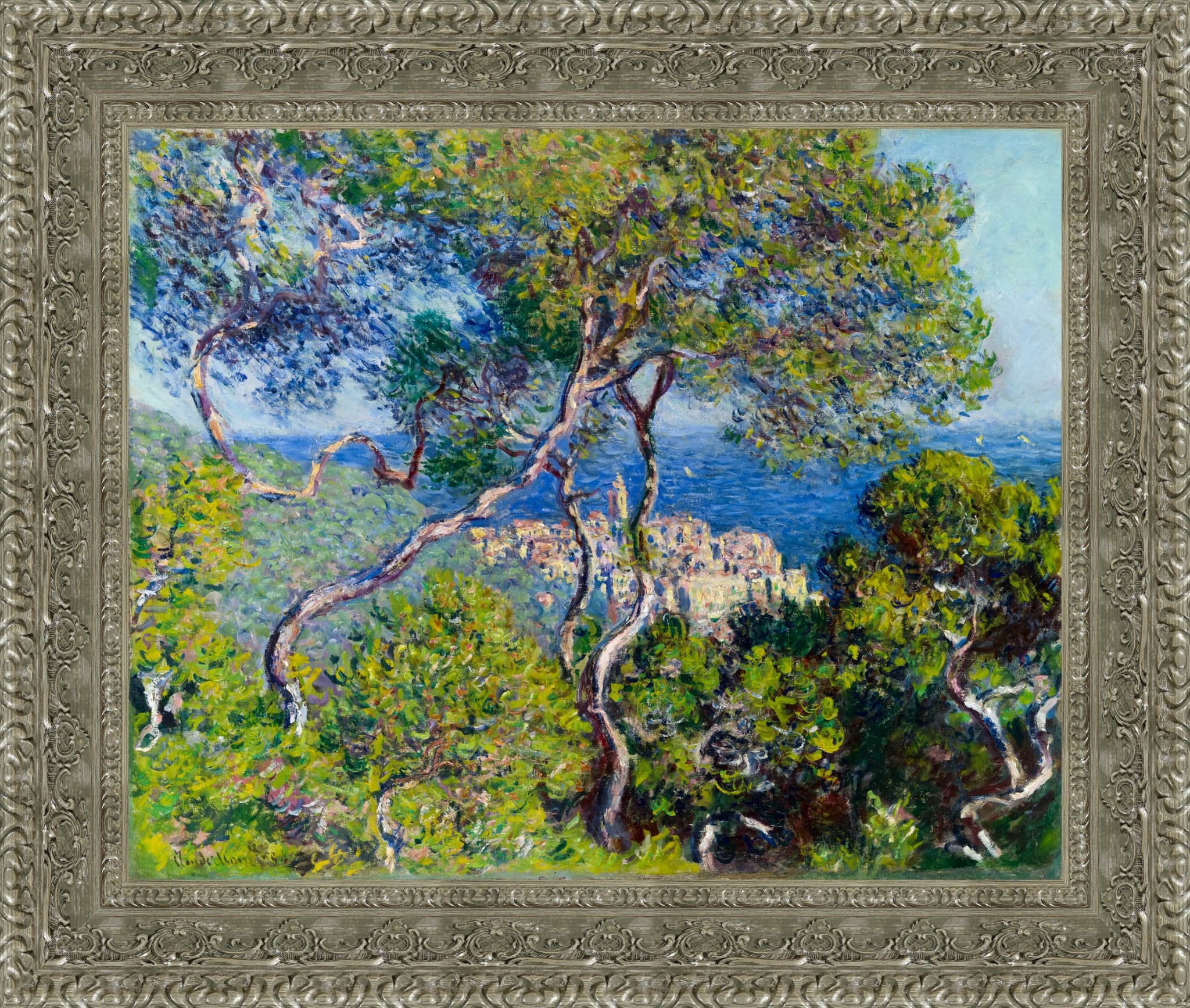 Bordighera by Claude Monet — Framed Giclee Canvas Print | Canvas Classics