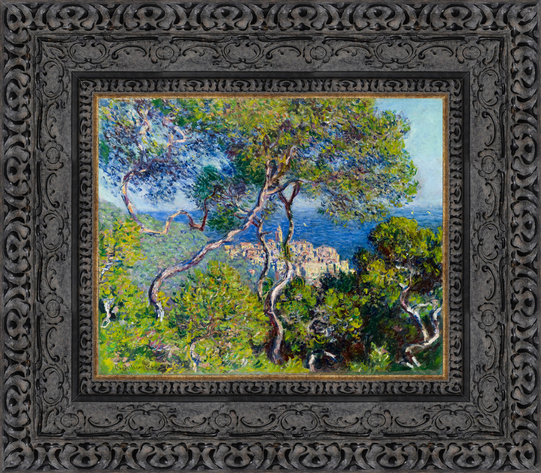 Bordighera by Claude Monet — Framed Giclee Canvas Print | Canvas Classics
