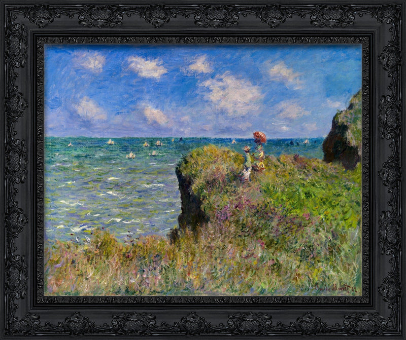 Cliff Walk At Pourville – Claude Monet, 1882