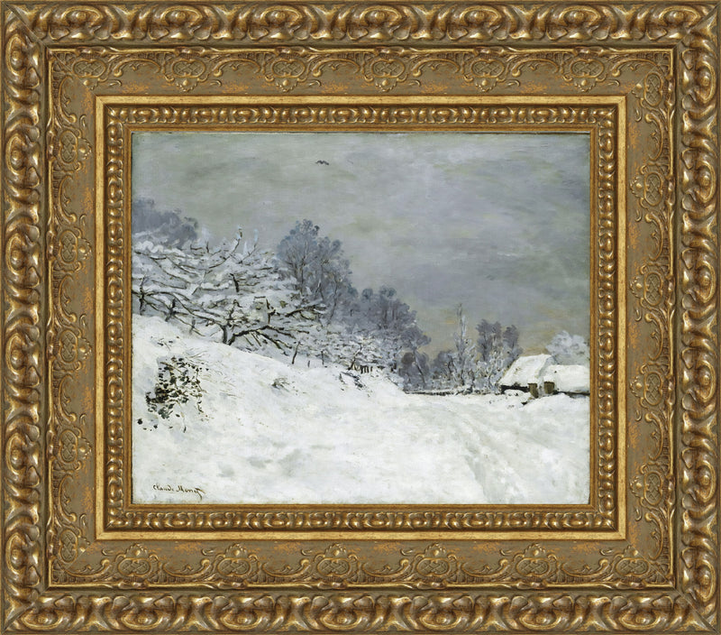 Environs de Honfleur, Snow – Claude Monet, 1867