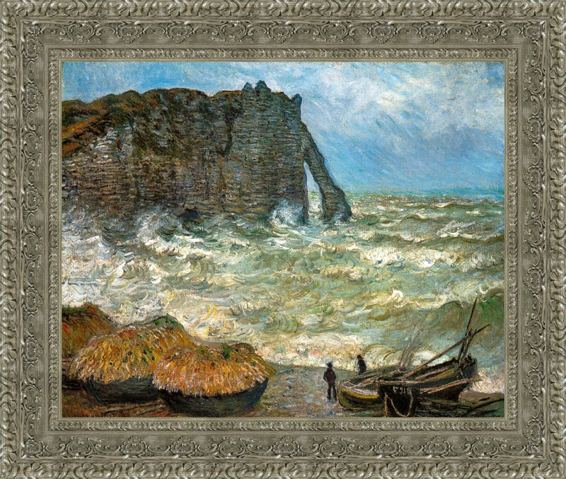 Rough Sea at Étretat – Claude Monet, 1868-1869