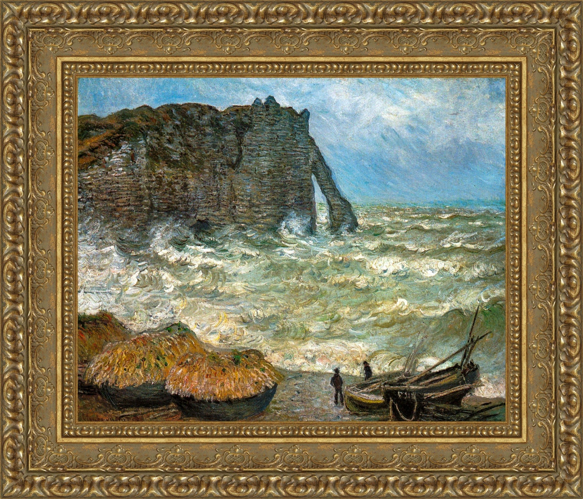 Rough Sea at Étretat – Claude Monet, 1868-1869