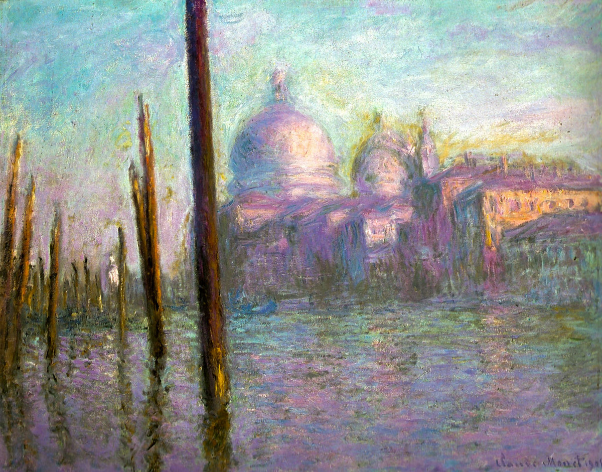 Grand Canal, Venice – Claude Monet, 1908, framed