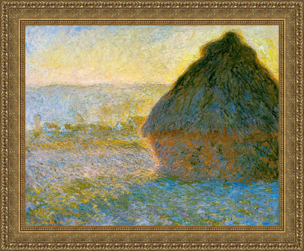 Haystack At Sunset 1891