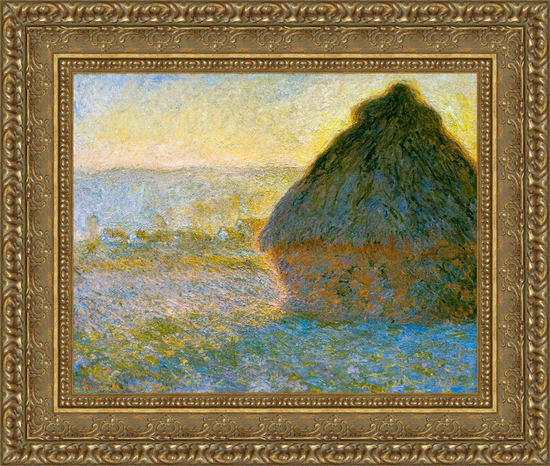 Haystack, Sunset – Claude Monet, 1891