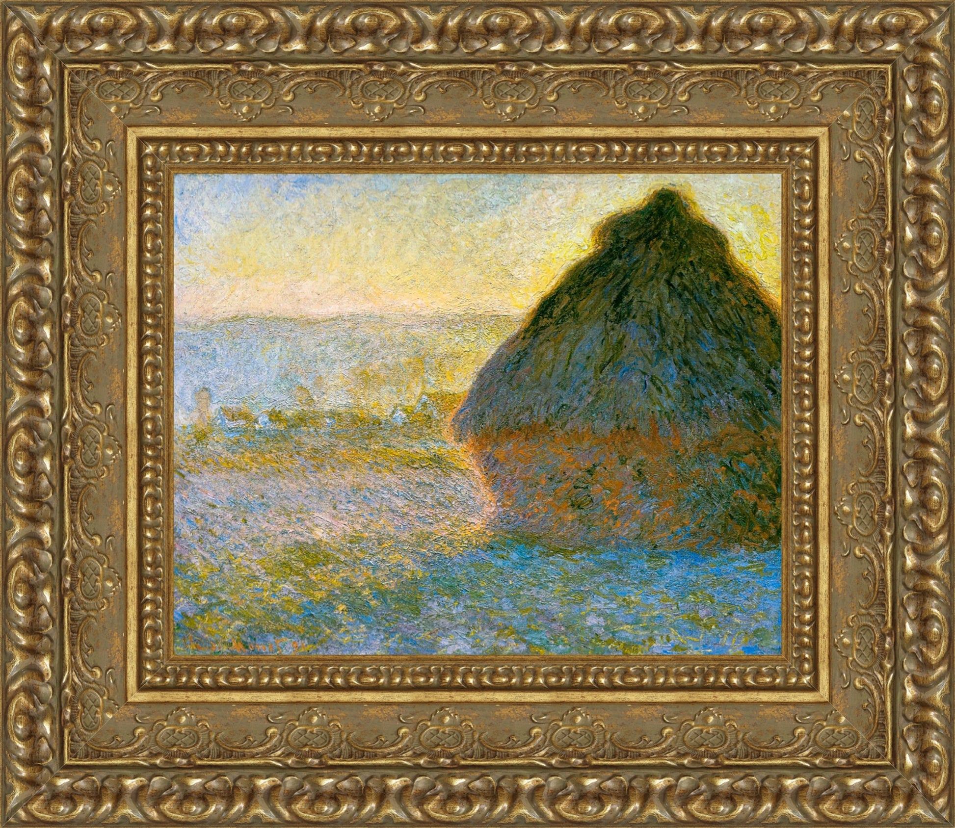 Claude Monet Haystack At Sunset 1891