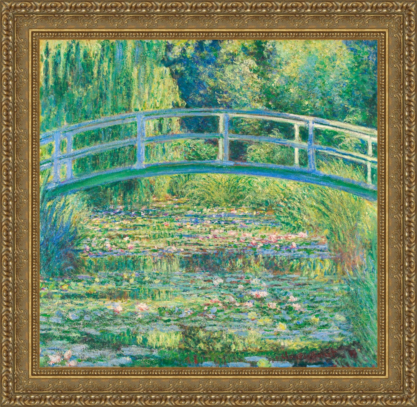 Japanese Bridge And Water Lilies 1899