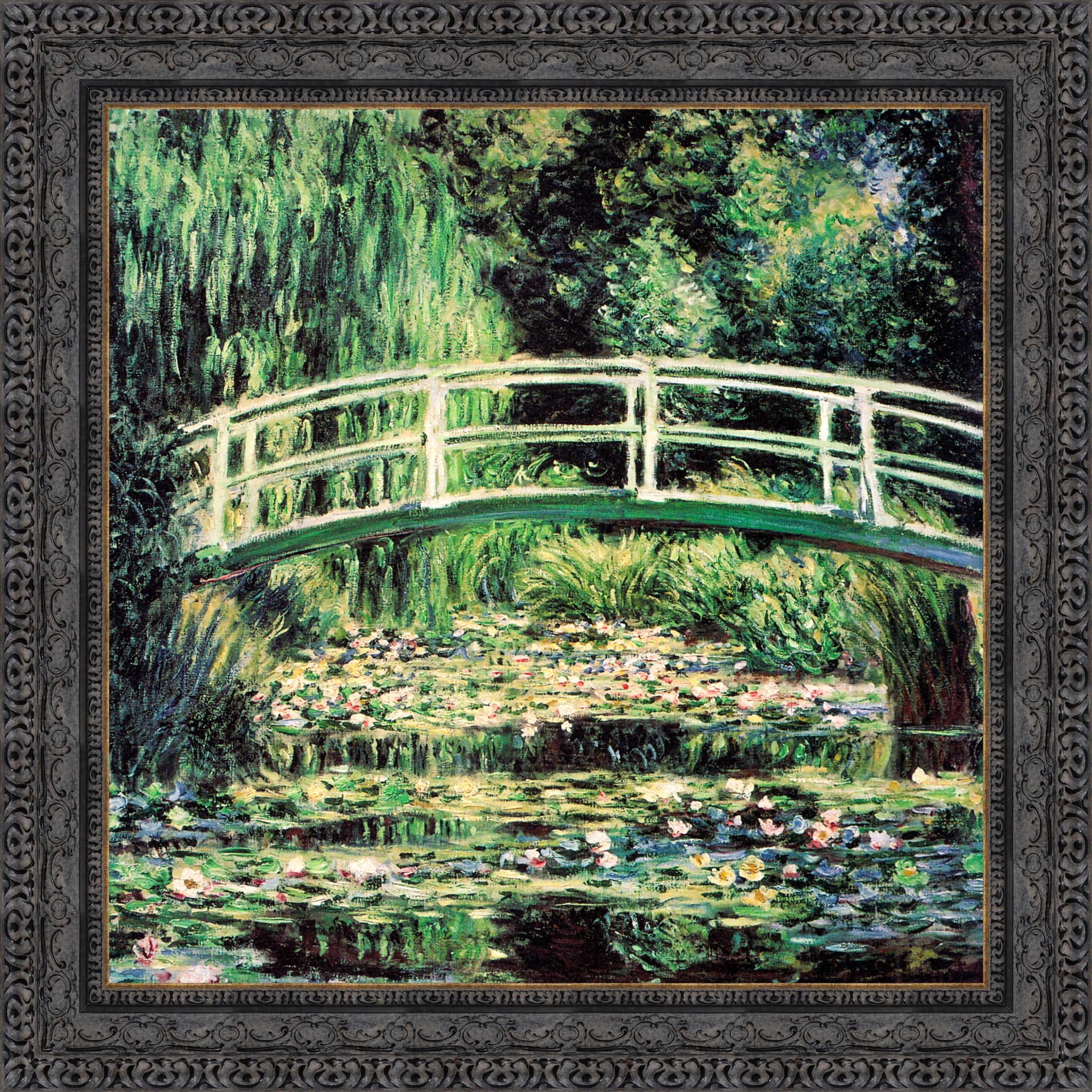 Japanese Bridge And Water Lilies Harmony In Green 1899