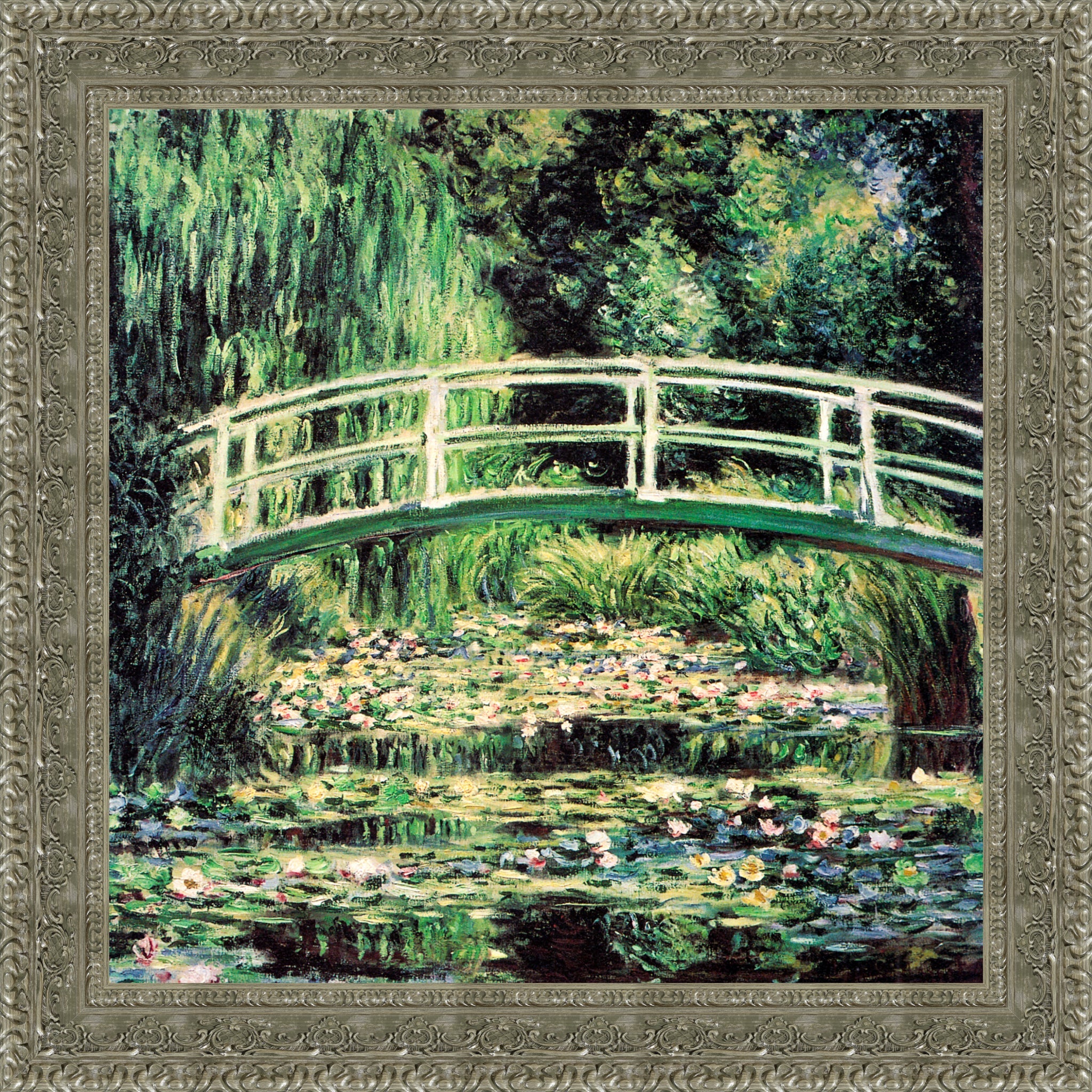 Japanese Bridge And Water Lilies Harmony In Green 1899