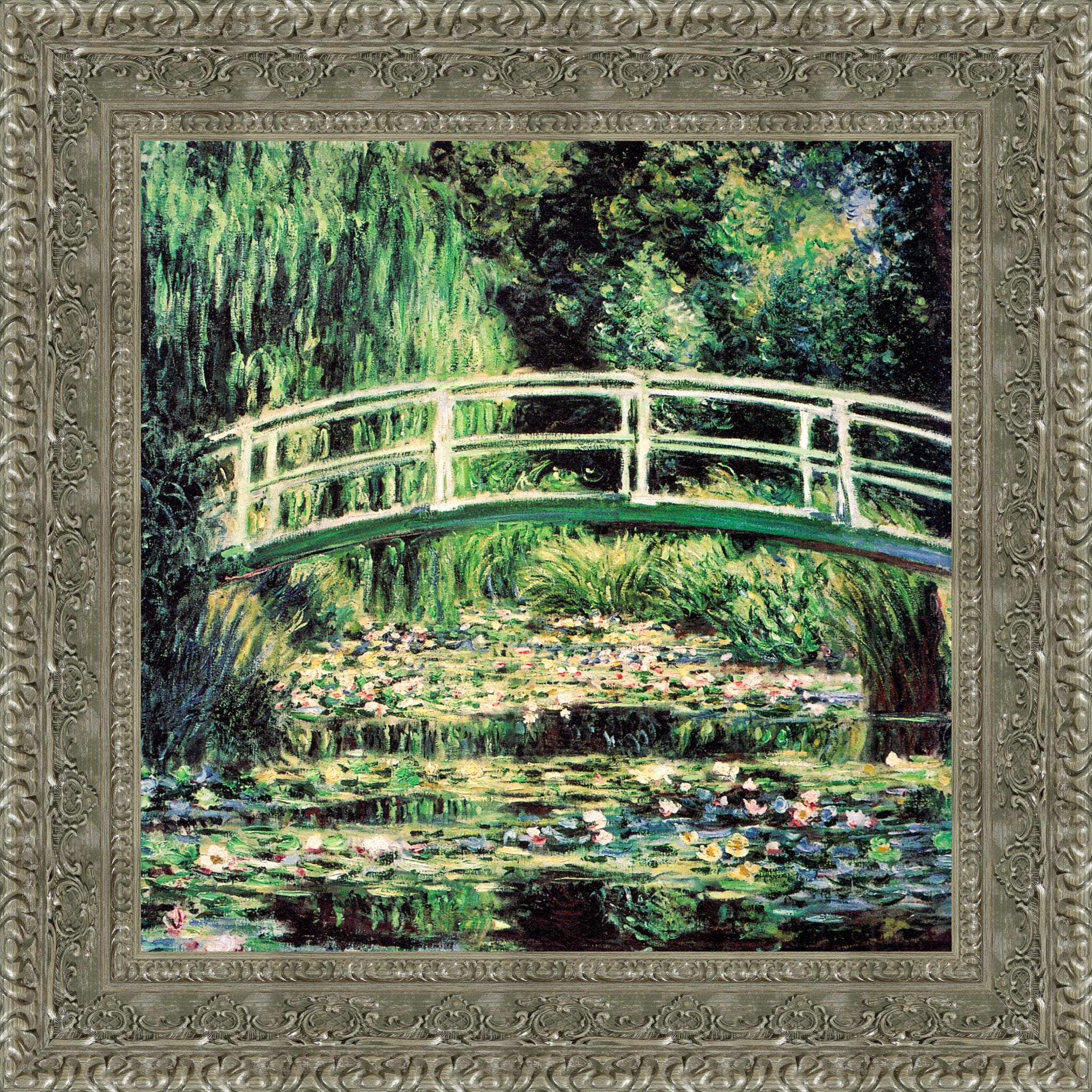 Japanese Bridge And Water Lilies Harmony In Green 1899