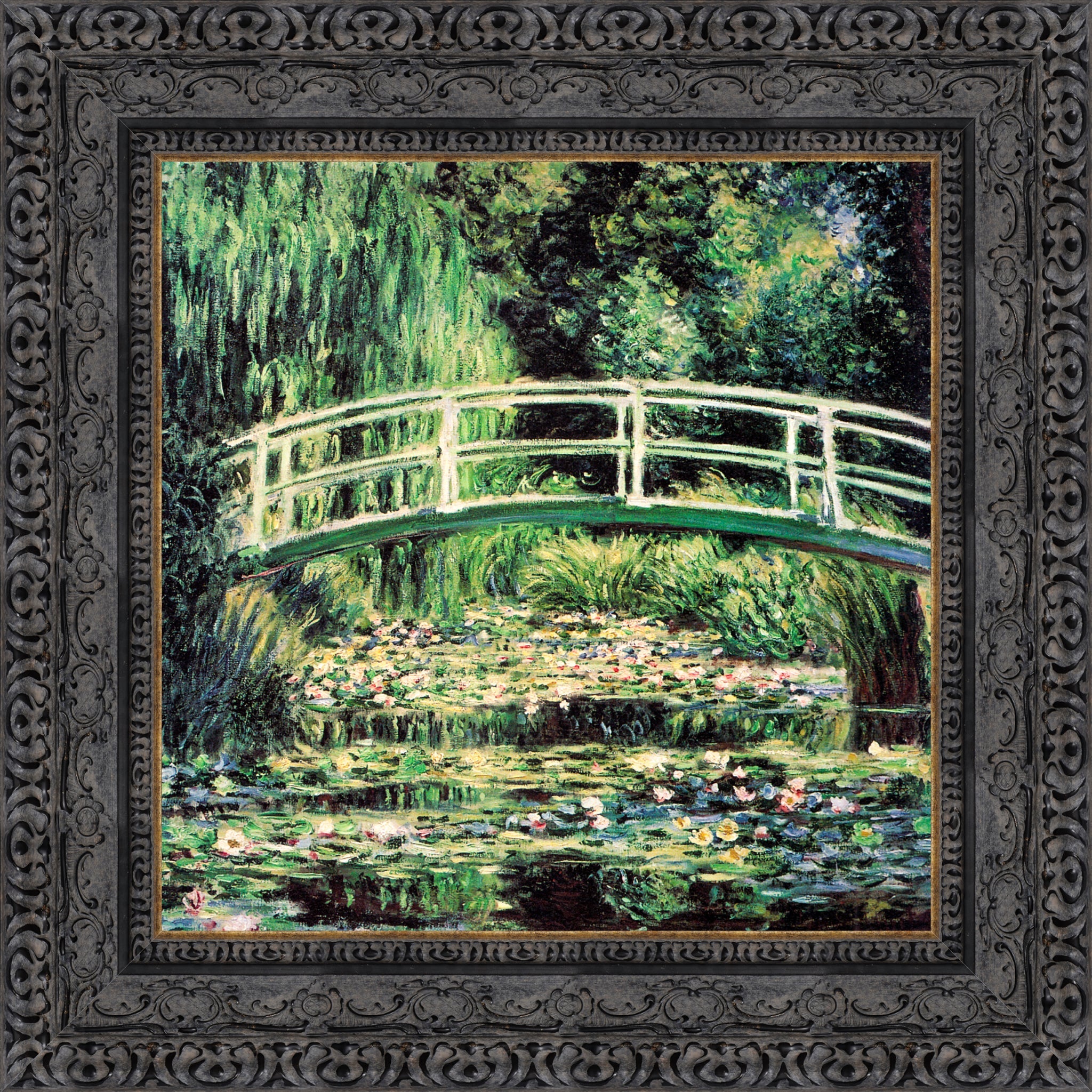 Japanese Bridge And Water Lilies Harmony In Green 1899