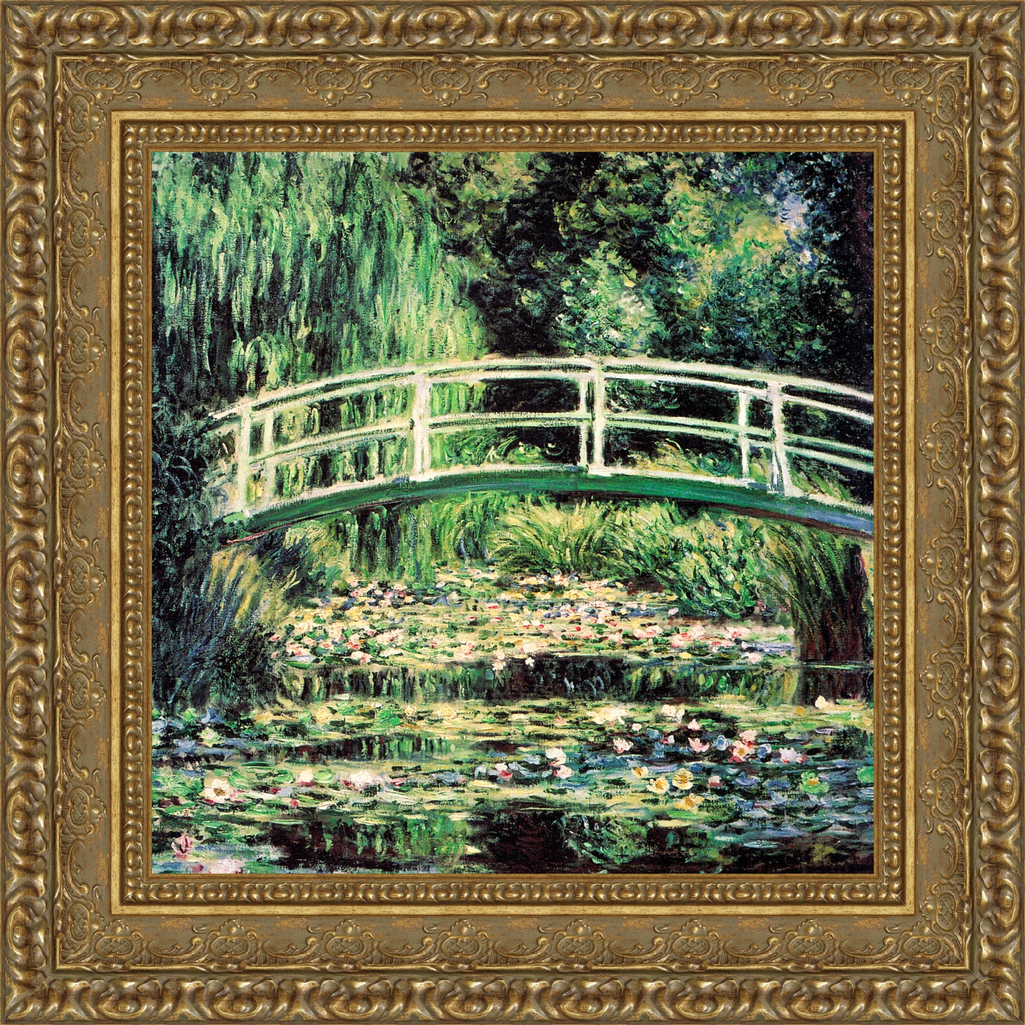 Japanese Bridge And Water Lilies Harmony In Green 1899