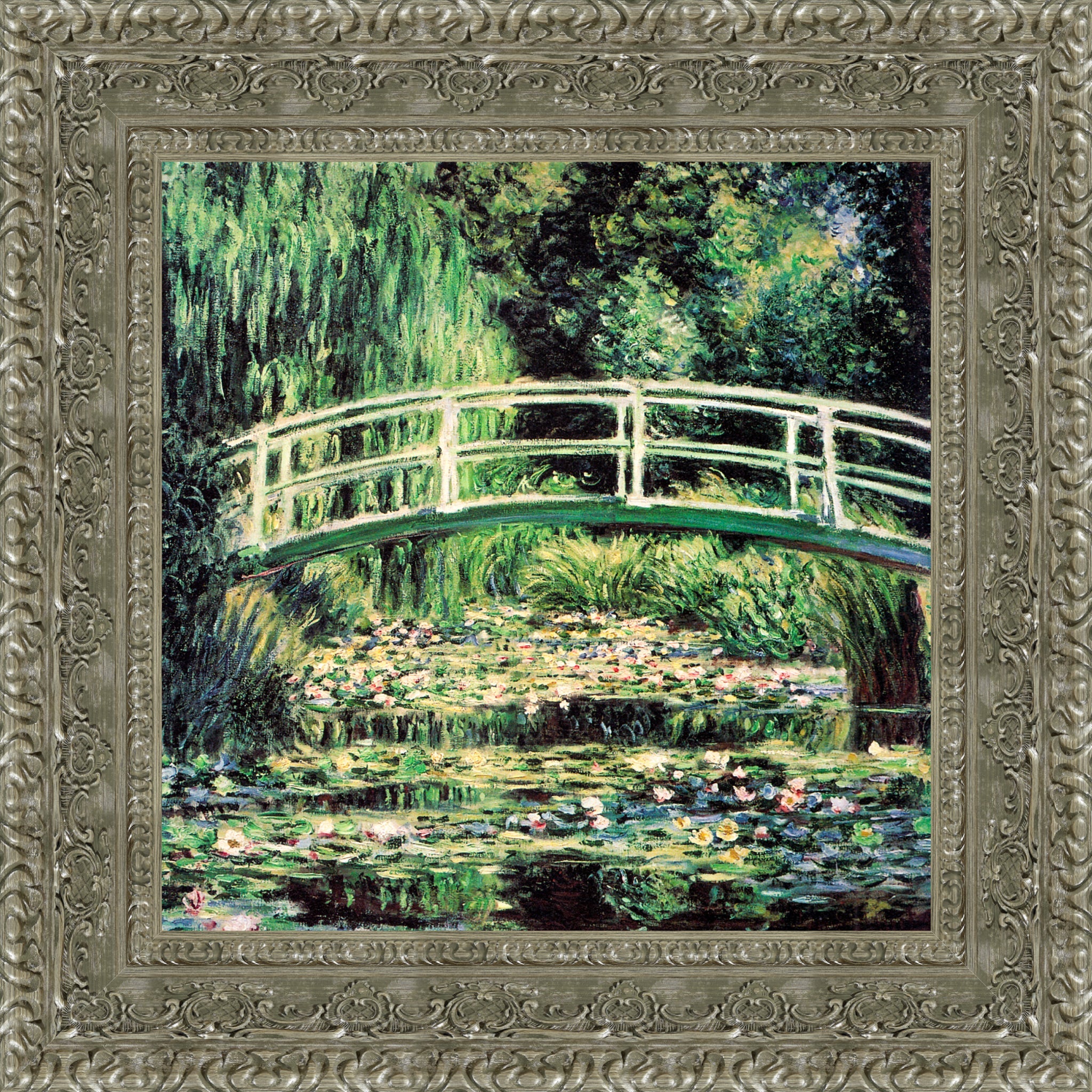 Japanese Bridge And Water Lilies Harmony In Green 1899