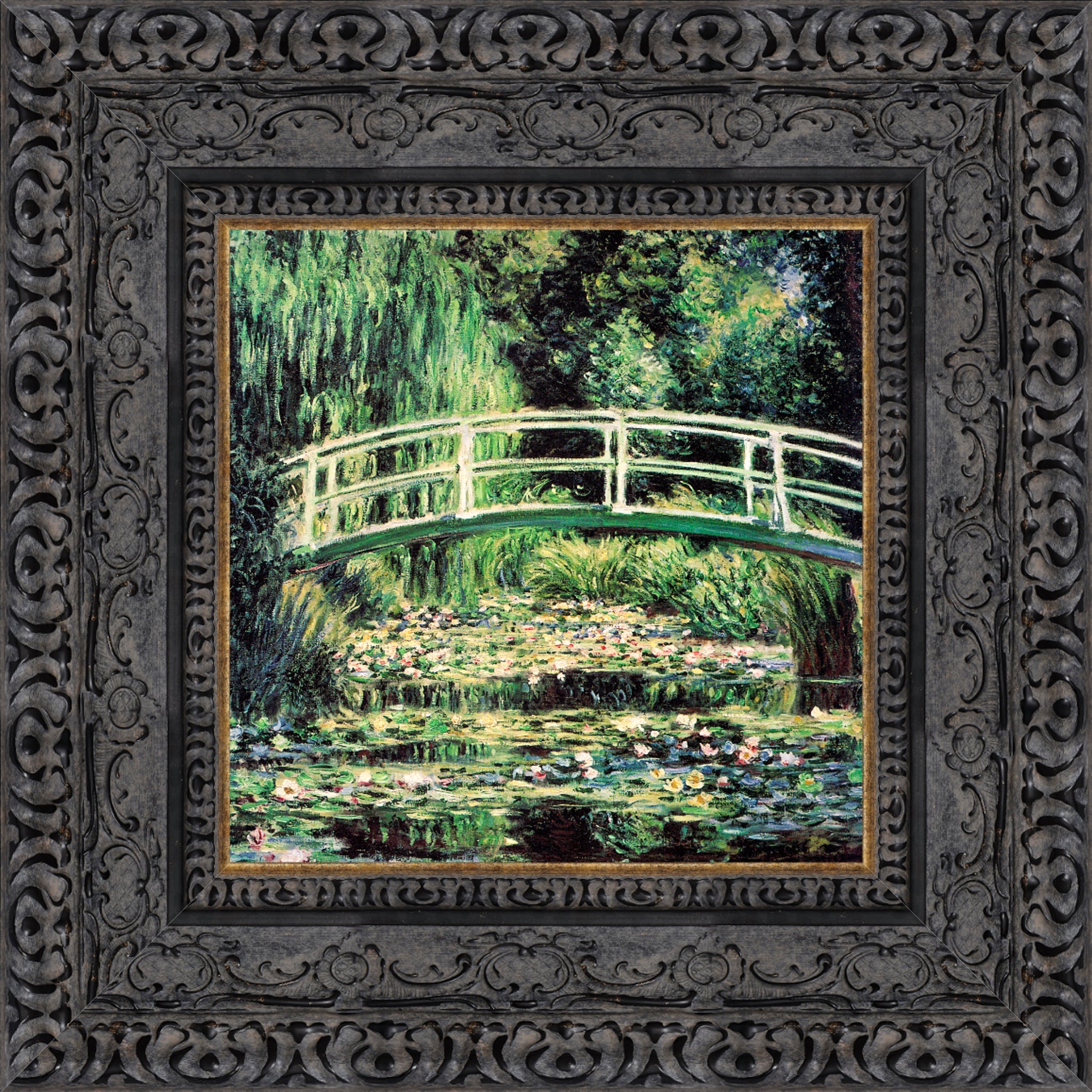 Japanese Bridge And Water Lilies Harmony In Green 1899