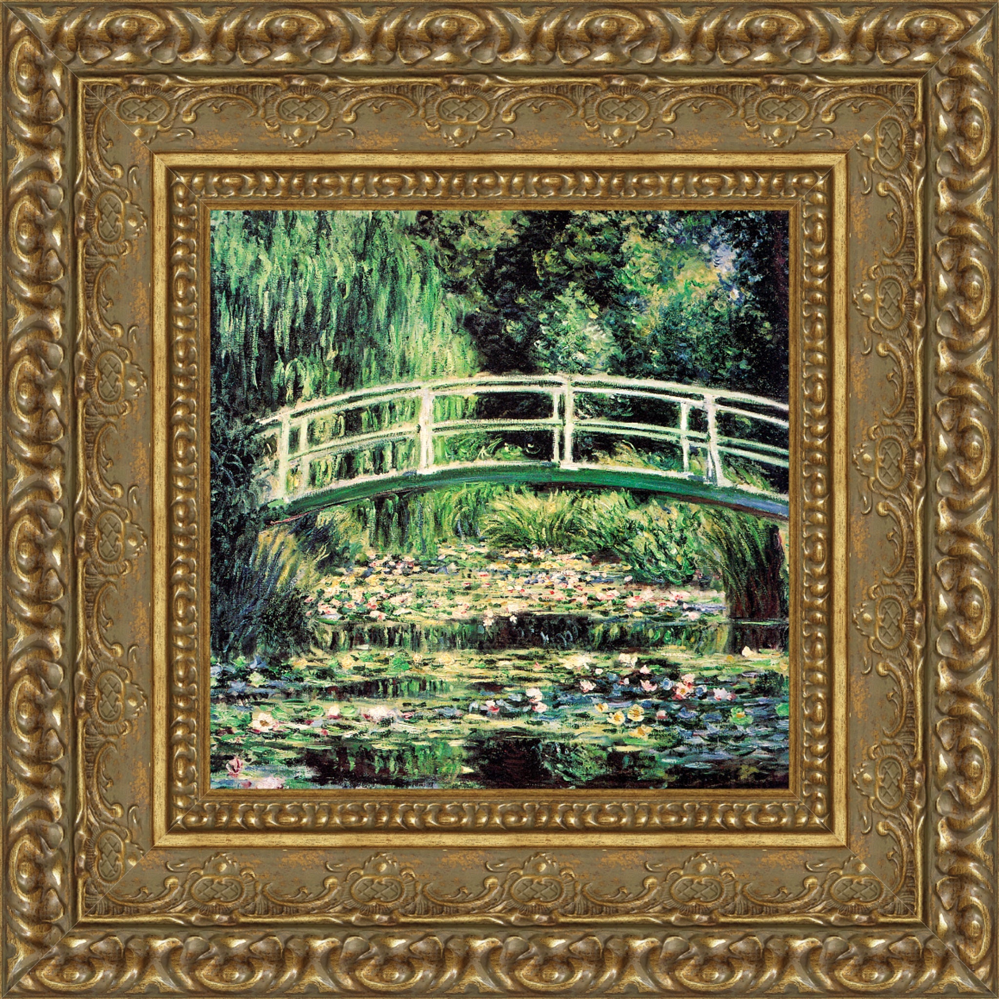 Japanese Bridge And Water Lilies Harmony In Green 1899