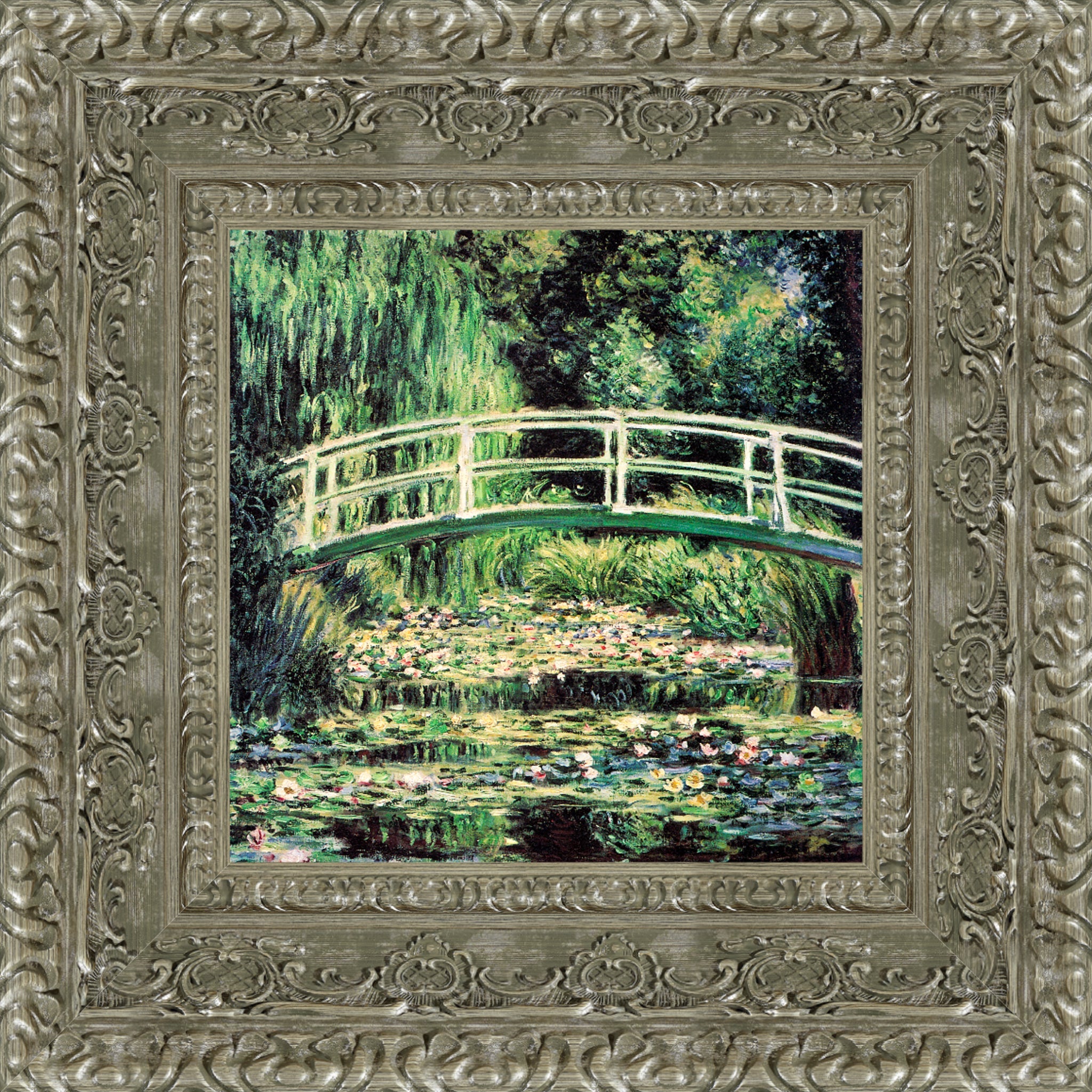 Japanese Bridge And Water Lilies Harmony In Green 1899