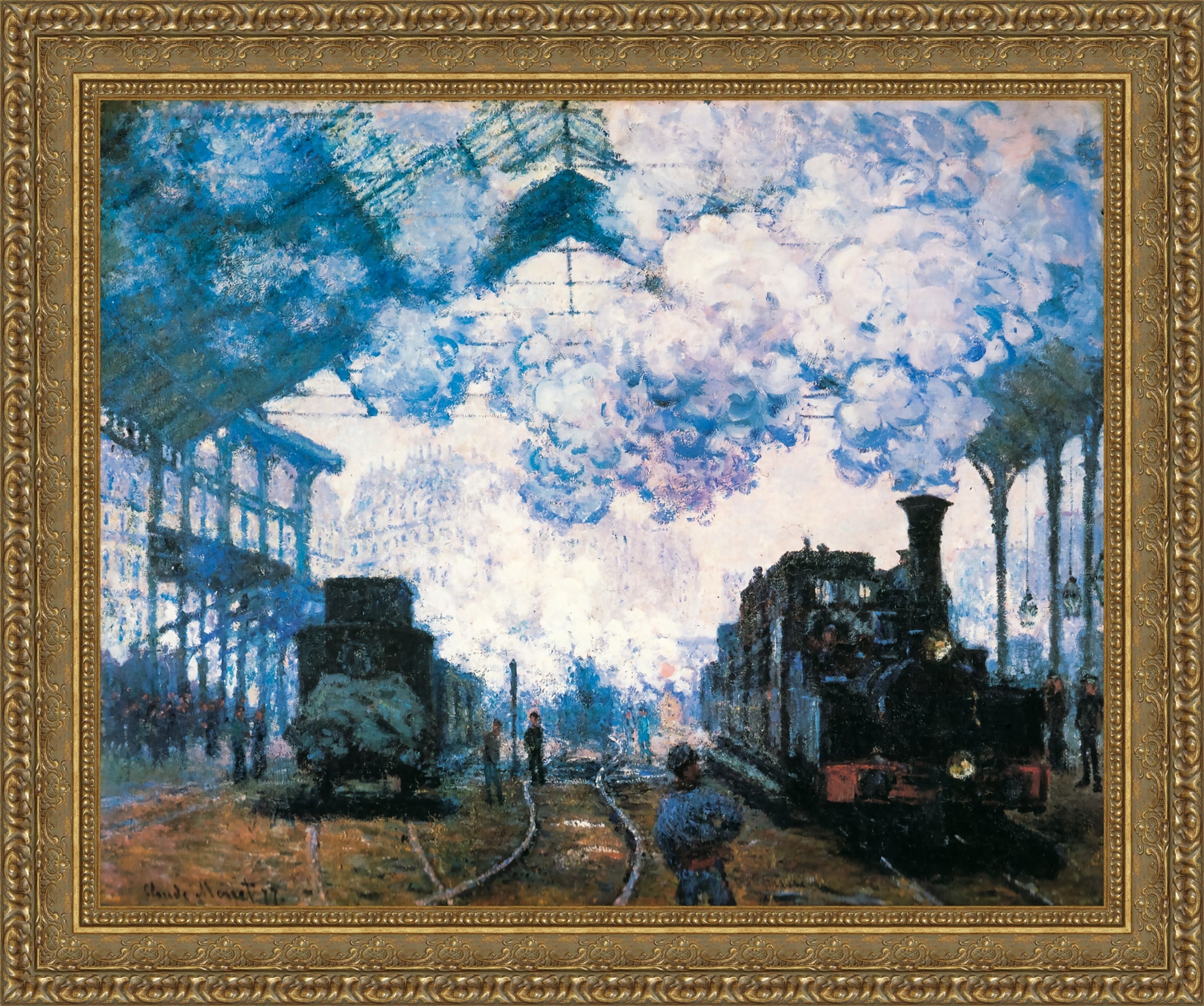 La Gare St Trains 1877