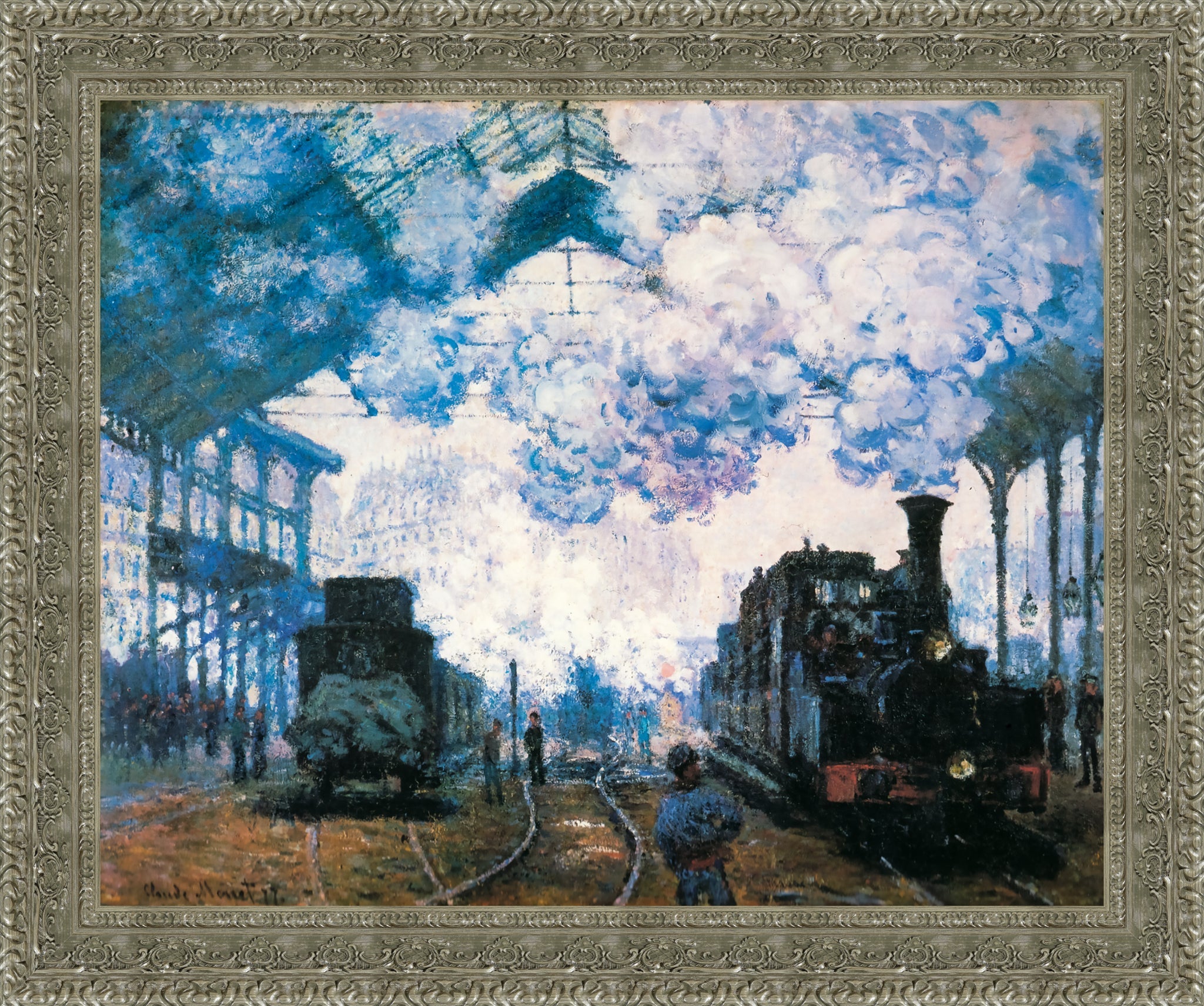 La Gare St Trains 1877