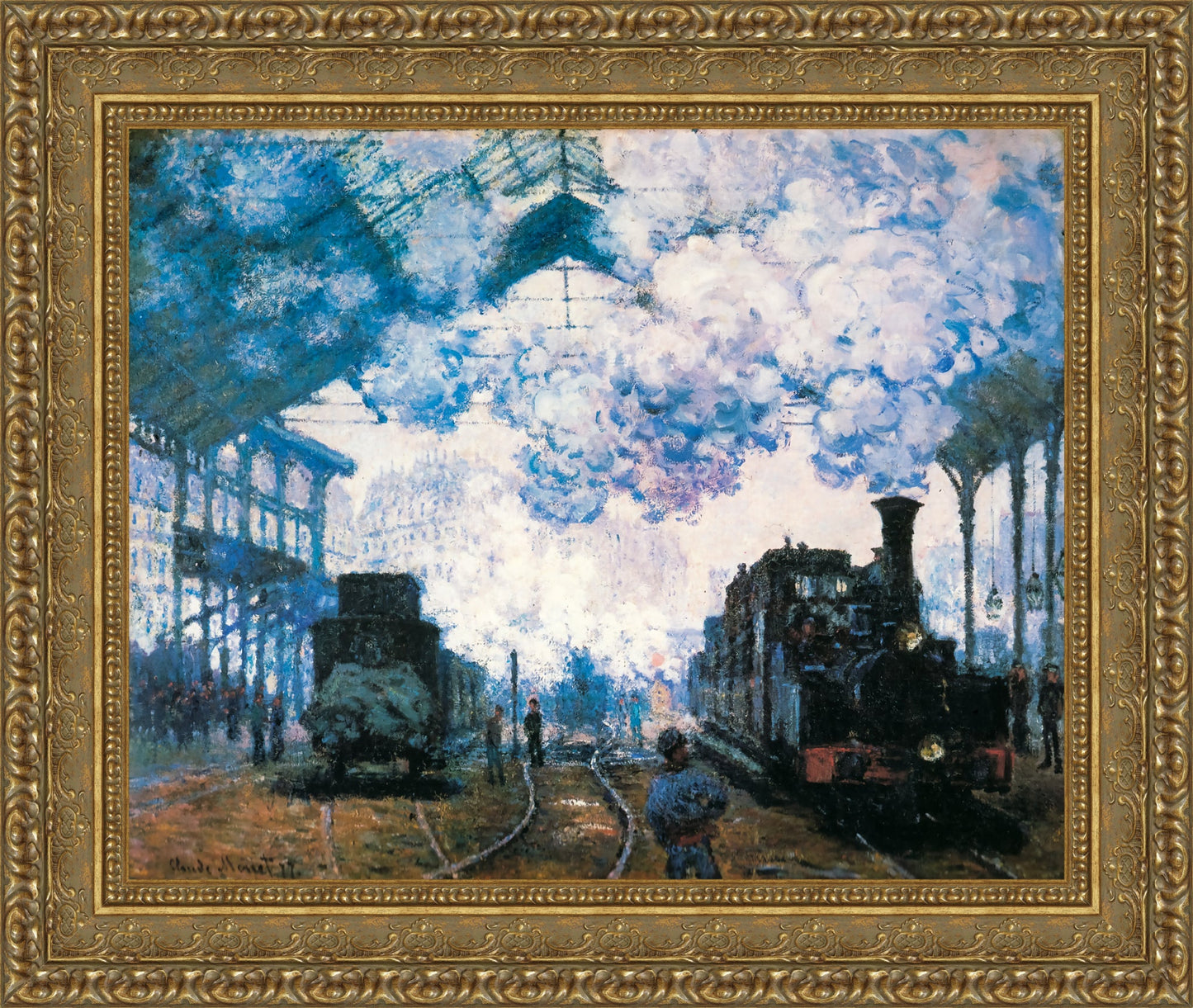 La Gare St Trains 1877