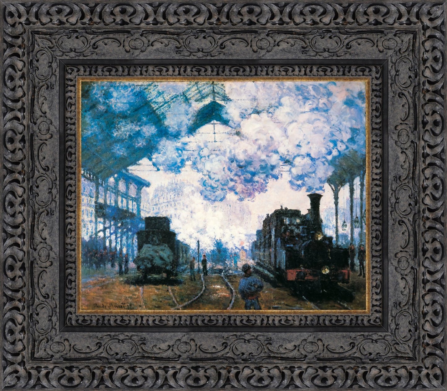 La Gare St Trains 1877