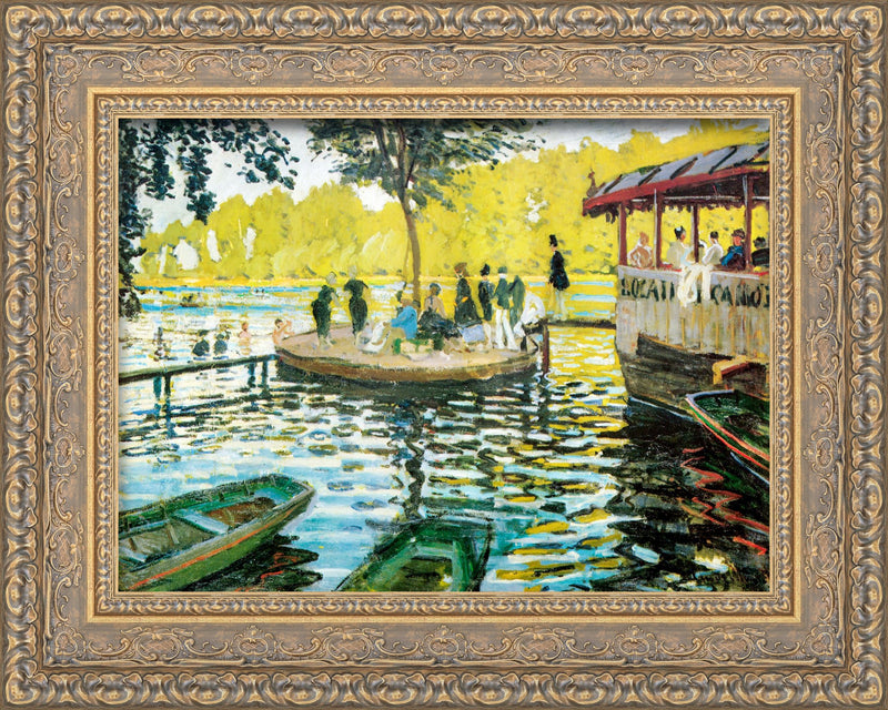 La Grenouillère (The Frog Pond) – Claude Monet, 1869