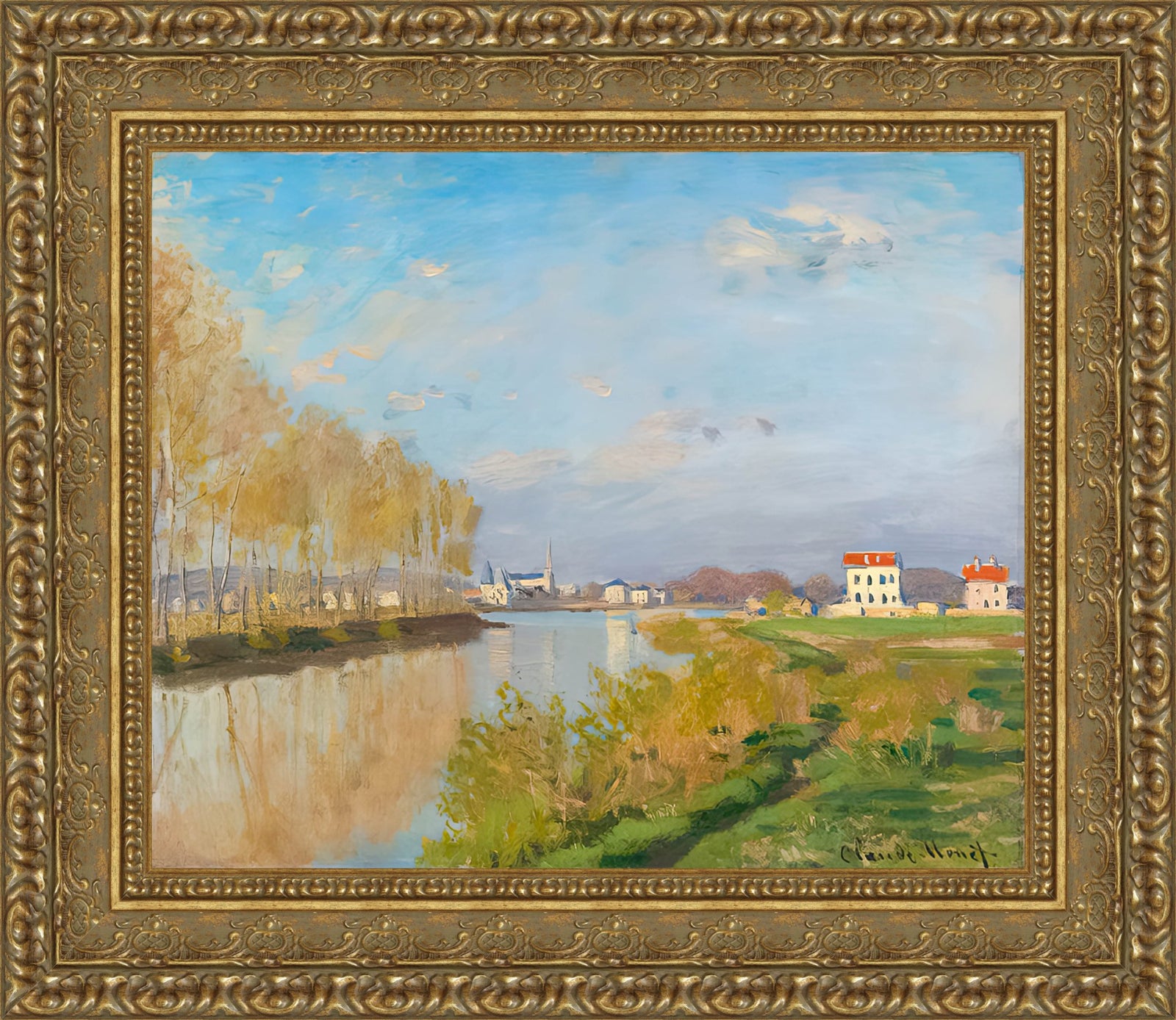 La Seine A Argenteuil – Claude Monet, 1873