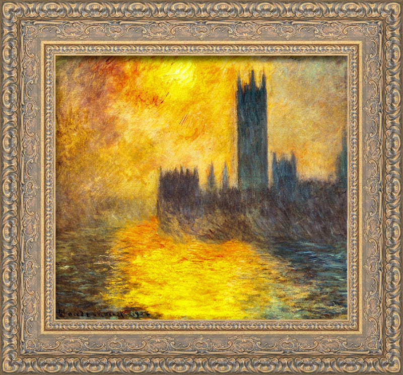 London Houses of Parliament, Sunset – Claude Monet, 1904