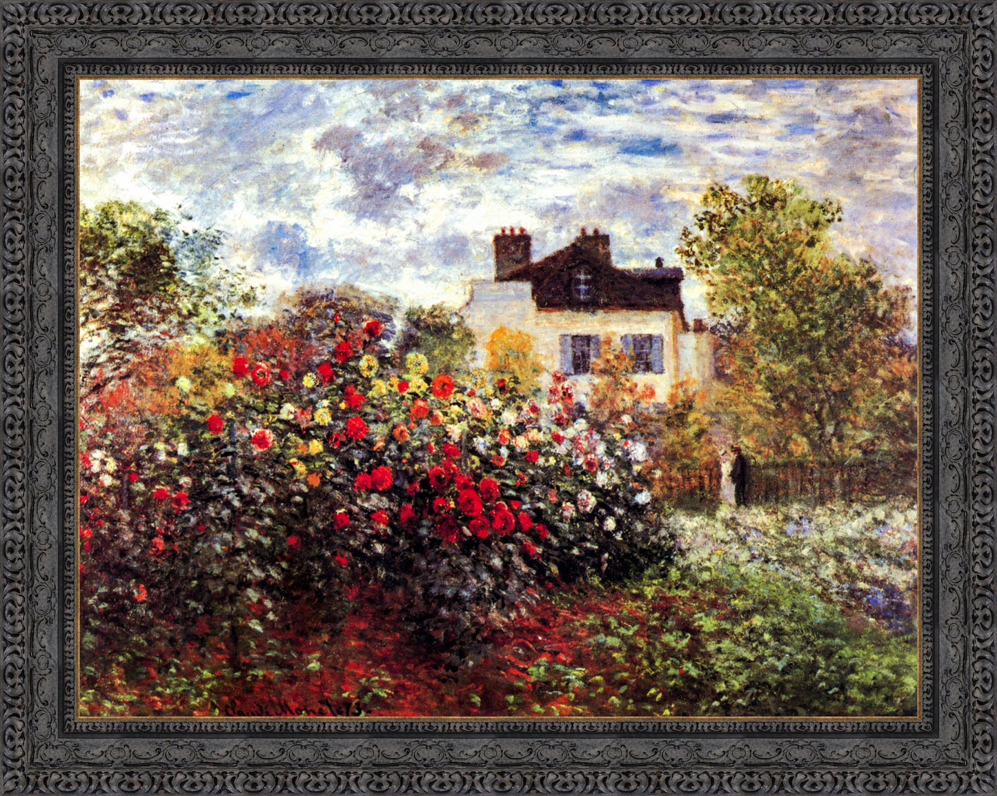 Monets Garden At Argenteuil