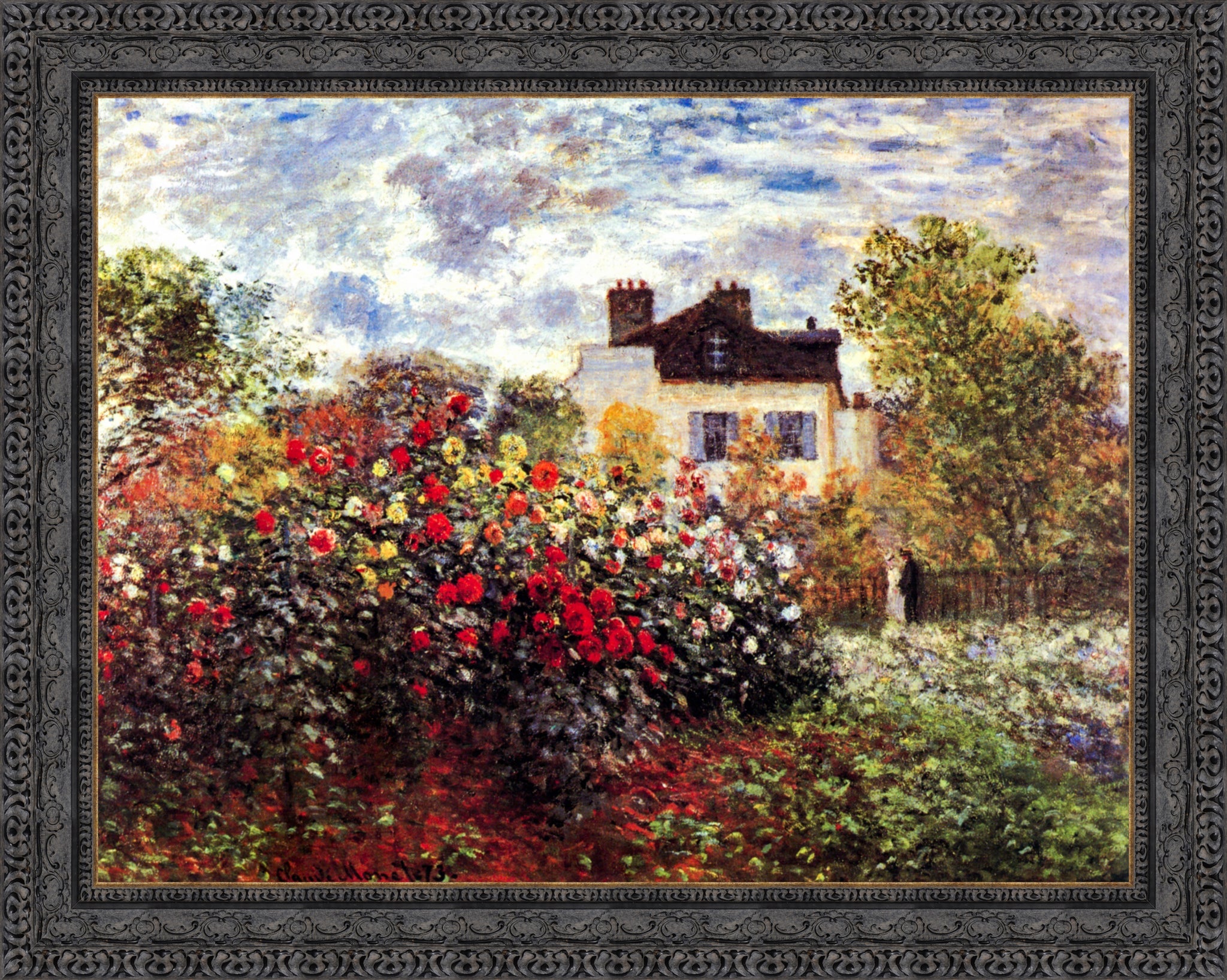 Monets Garden At Argenteuil