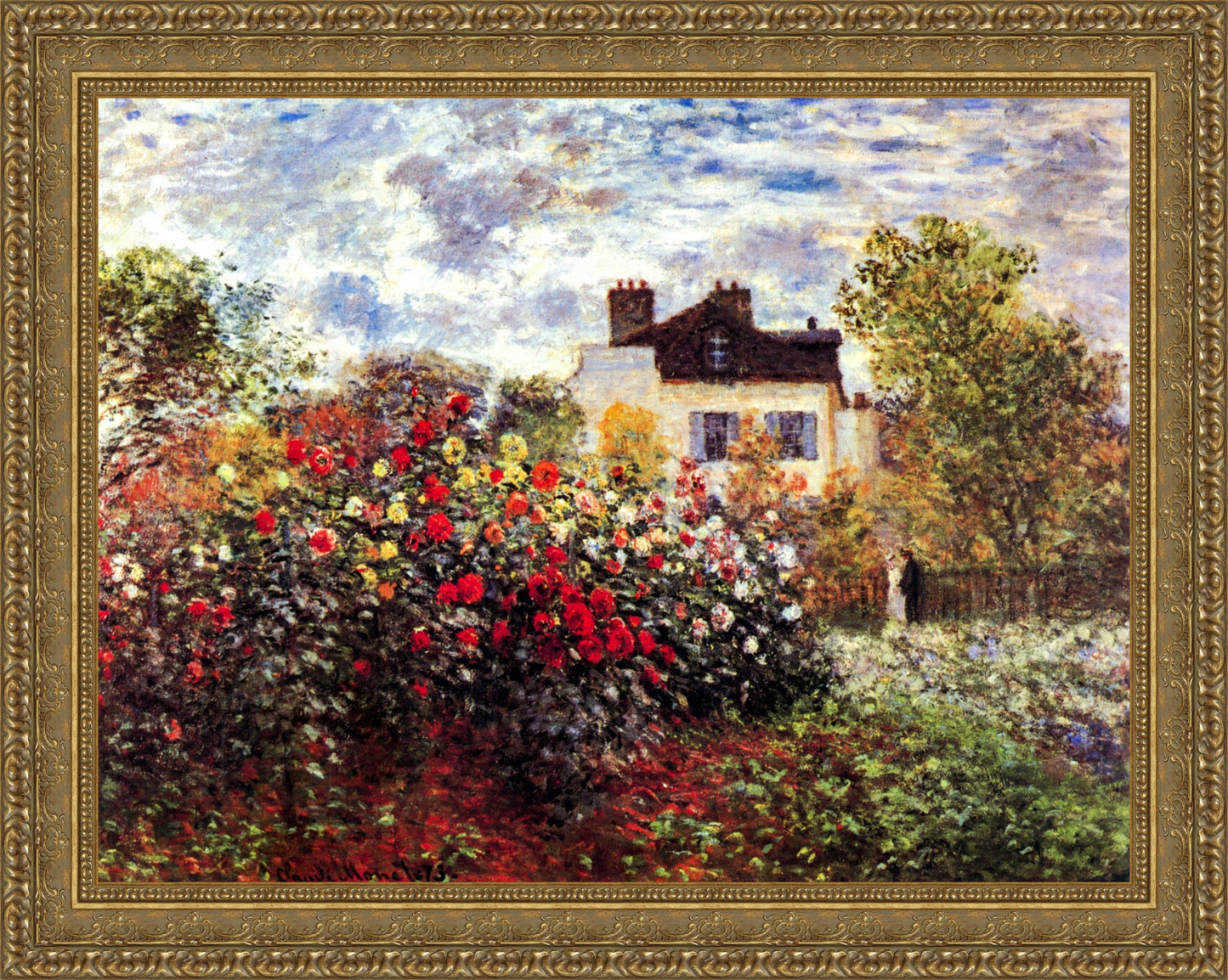 Monets Garden At Argenteuil