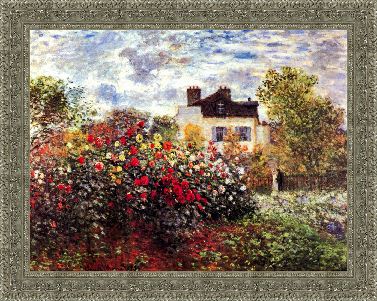 Monets Garden At Argenteuil
