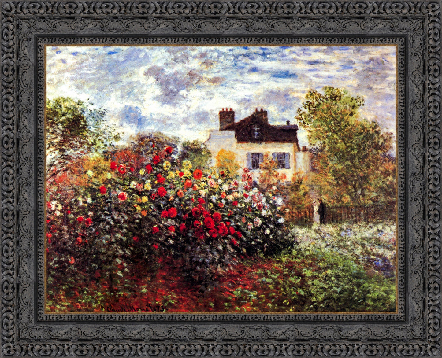 Monets Garden At Argenteuil