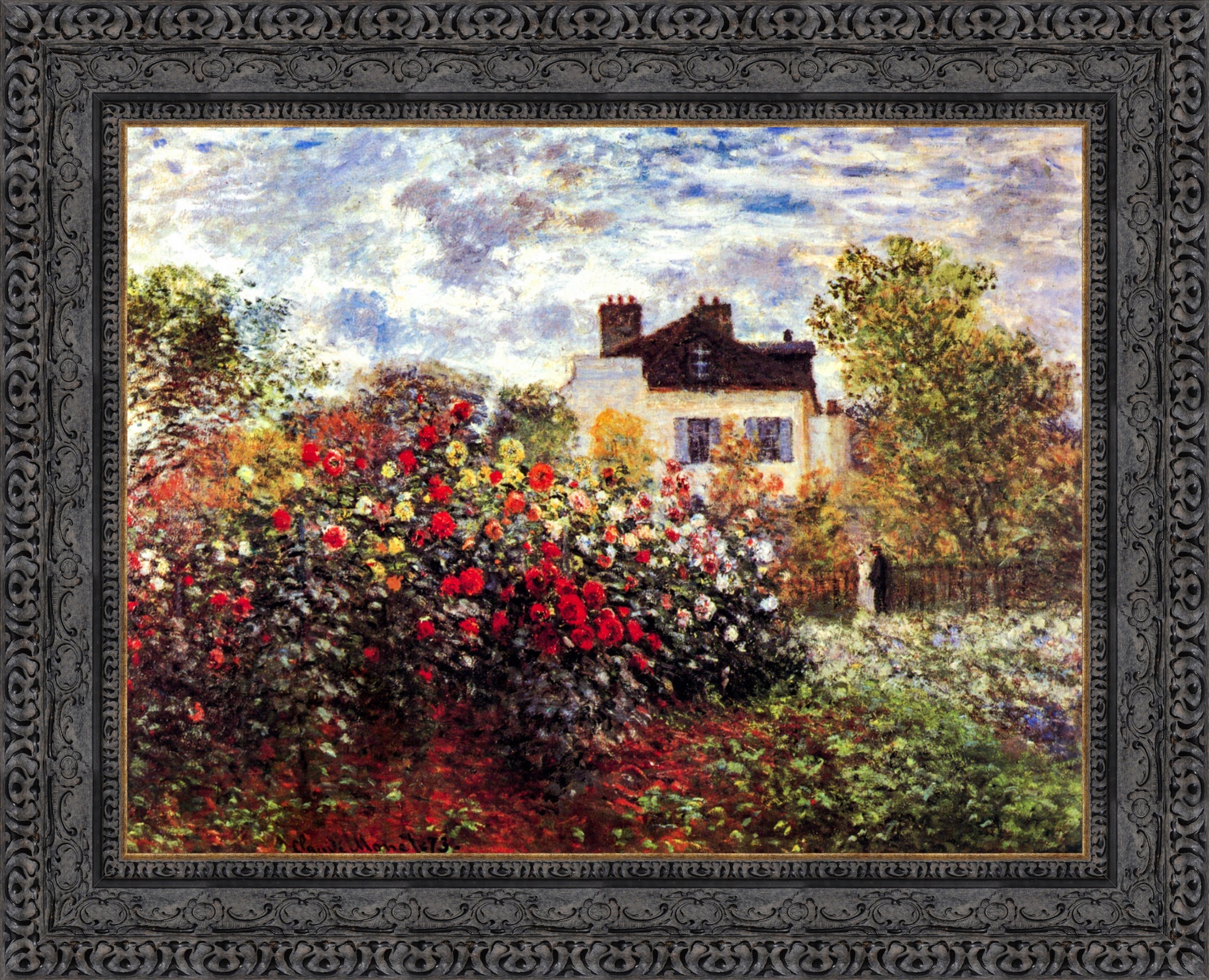 Monets Garden At Argenteuil