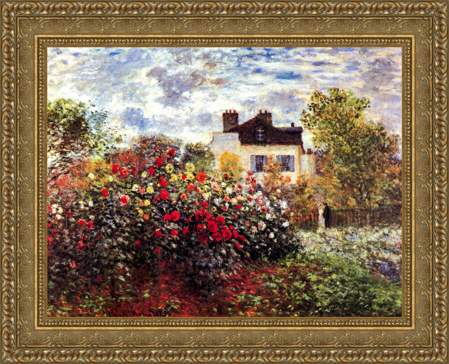 Monets Garden At Argenteuil